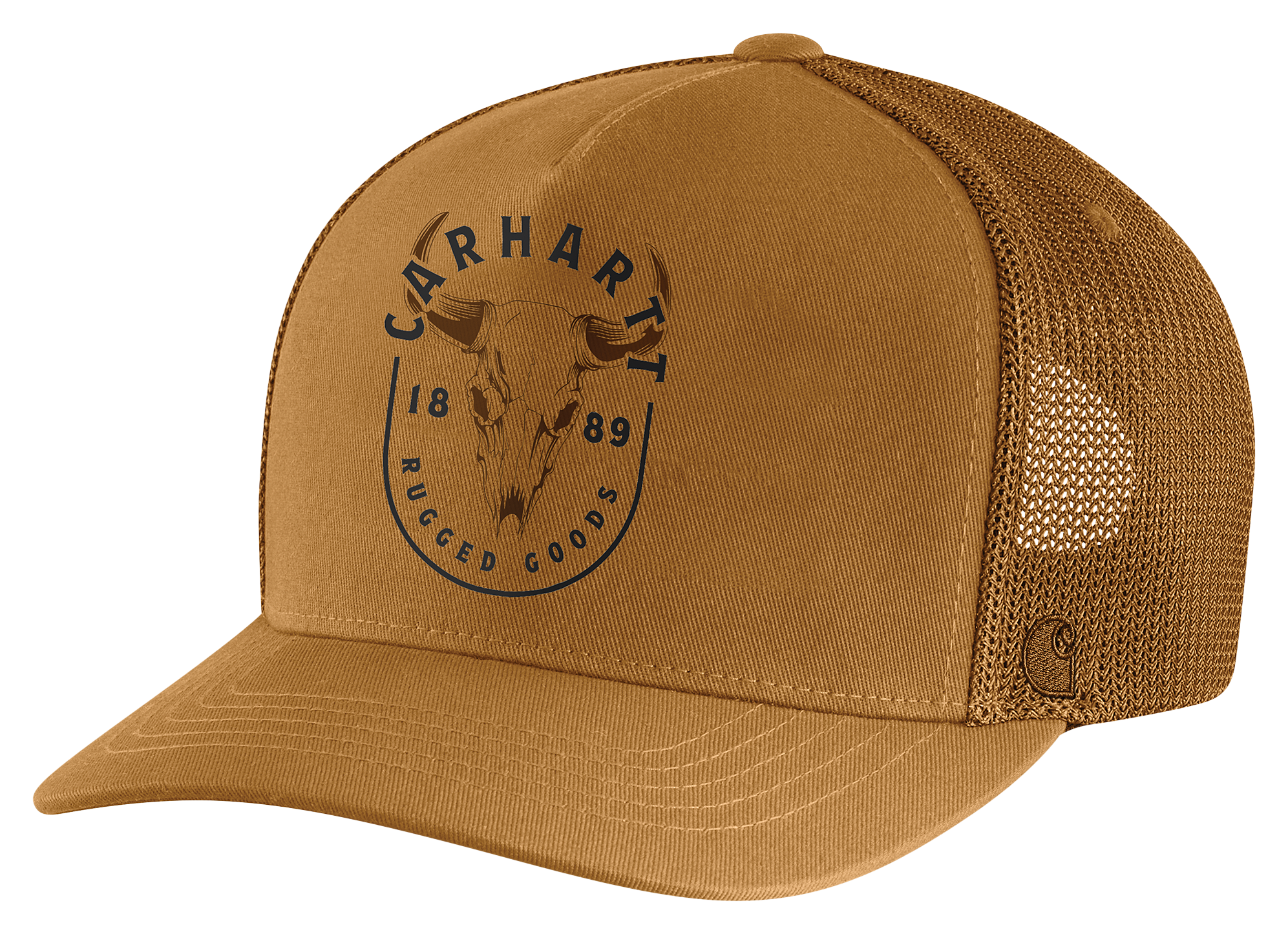 Image of Carhartt Canvas Skull Mesh-Back Cap
