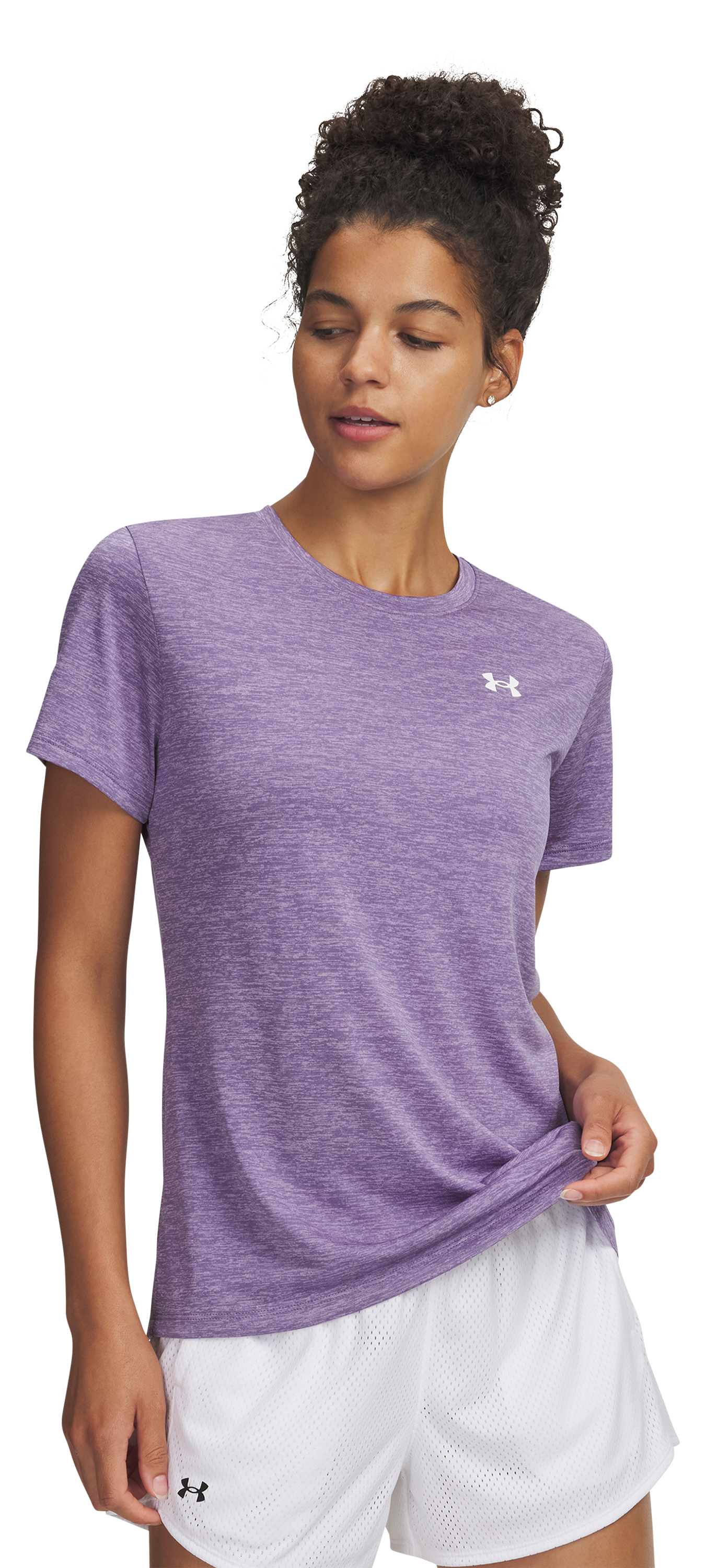 Image of Under Armour Tech Twist Short-Sleeve T-Shirt - Purple Luxe