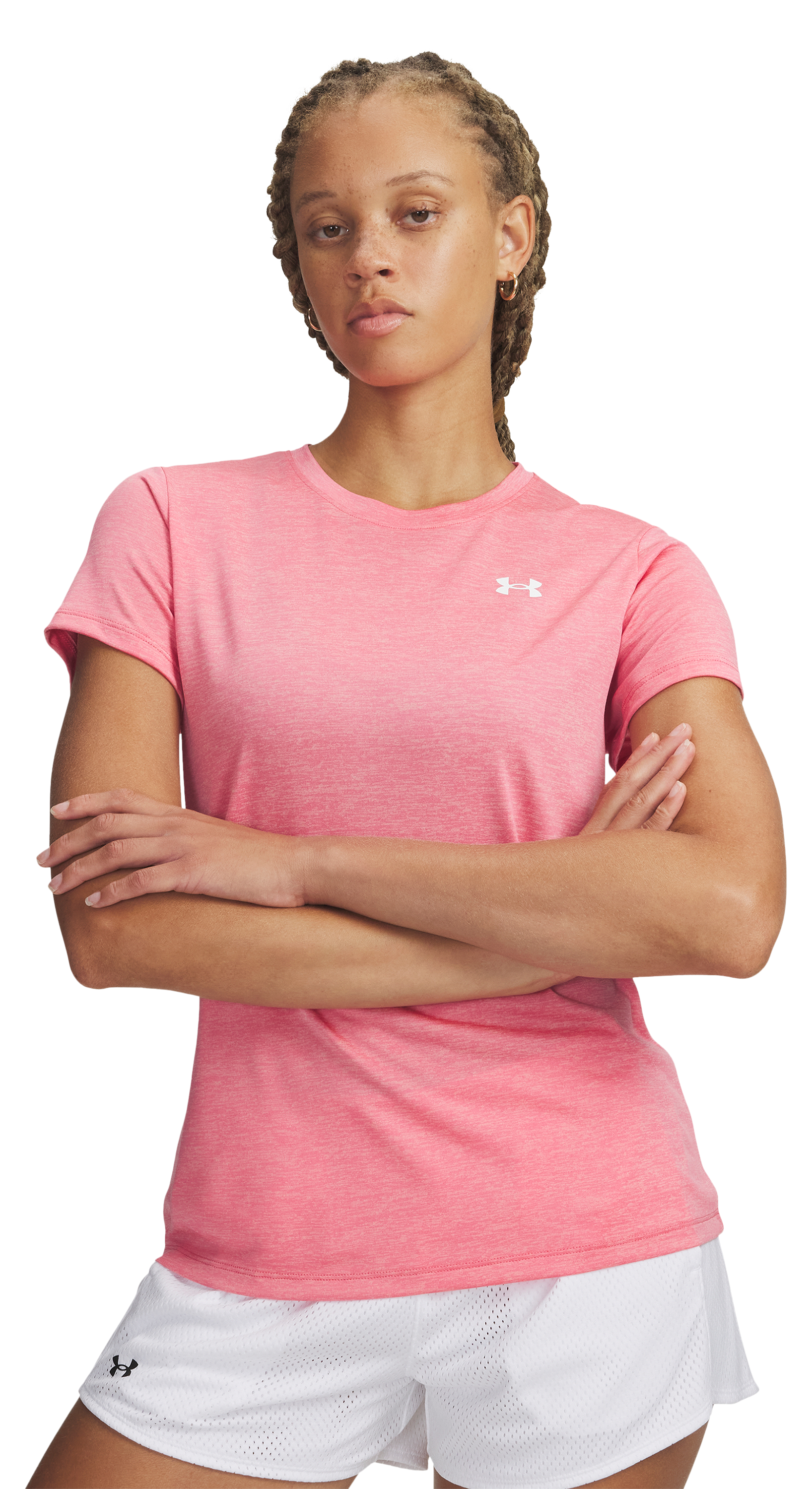 Image of Under Armour Tech Twist Short-Sleeve T-Shirt - Bittersweet Pink - XL