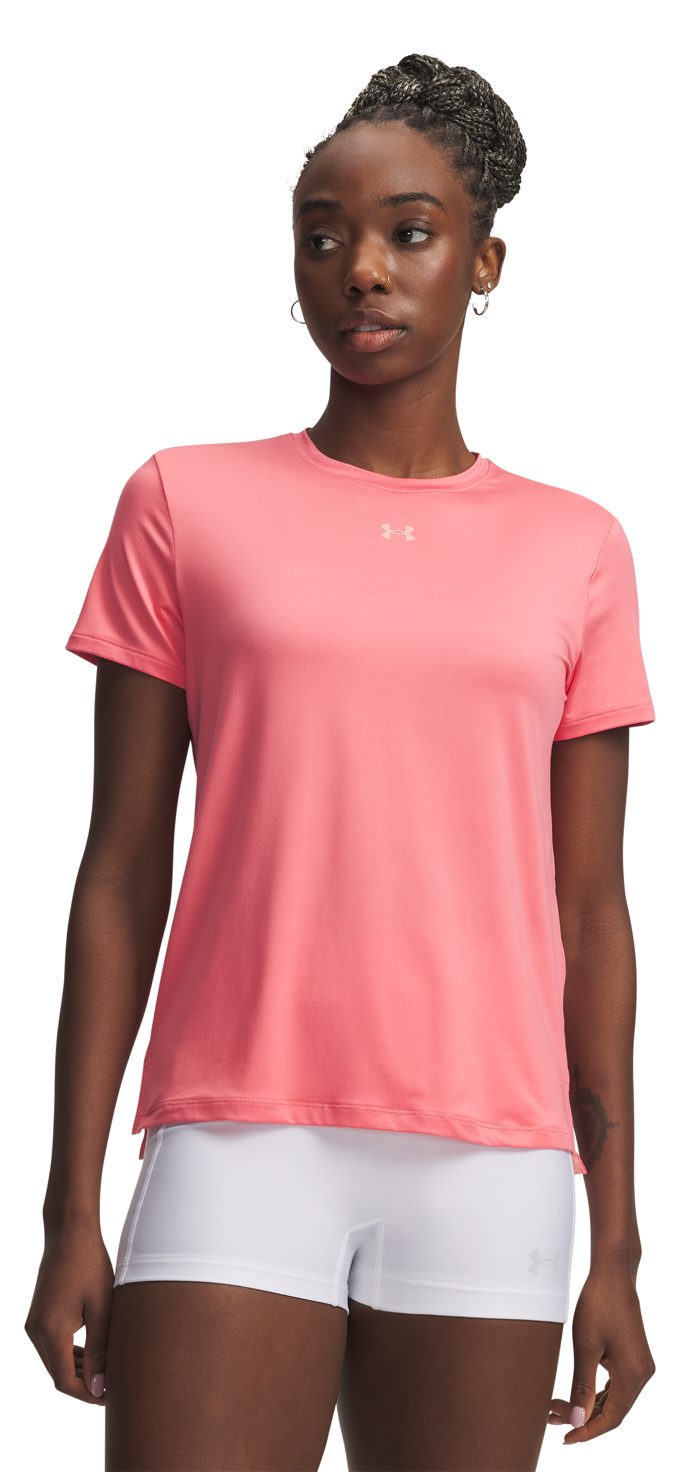 Image of Under Armour Vanish Short-Sleeve Shirt - Bittersweet Pink