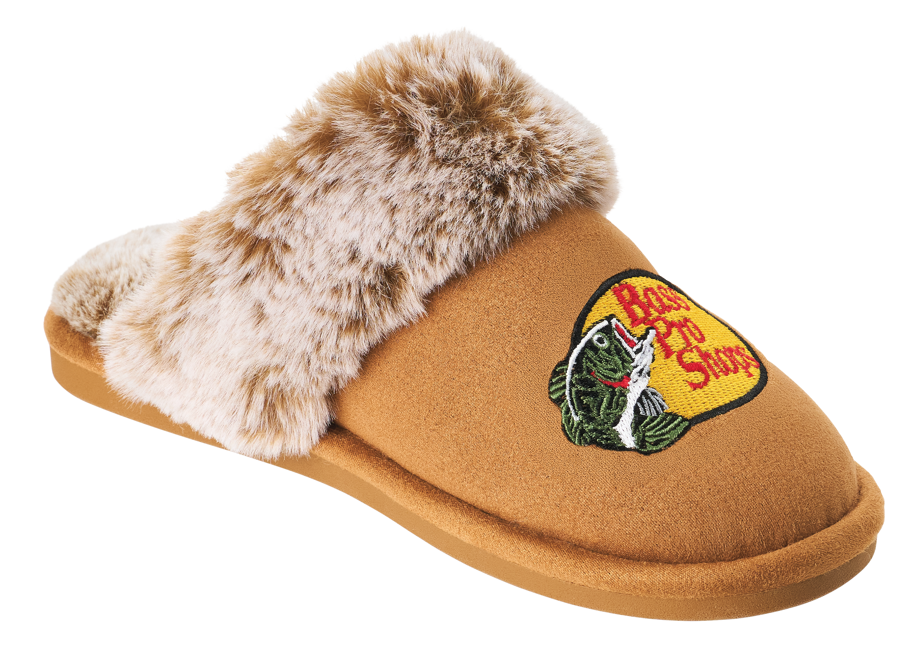Image of Bass Pro Shops Slippers for Ladies - Brown - 6/7M