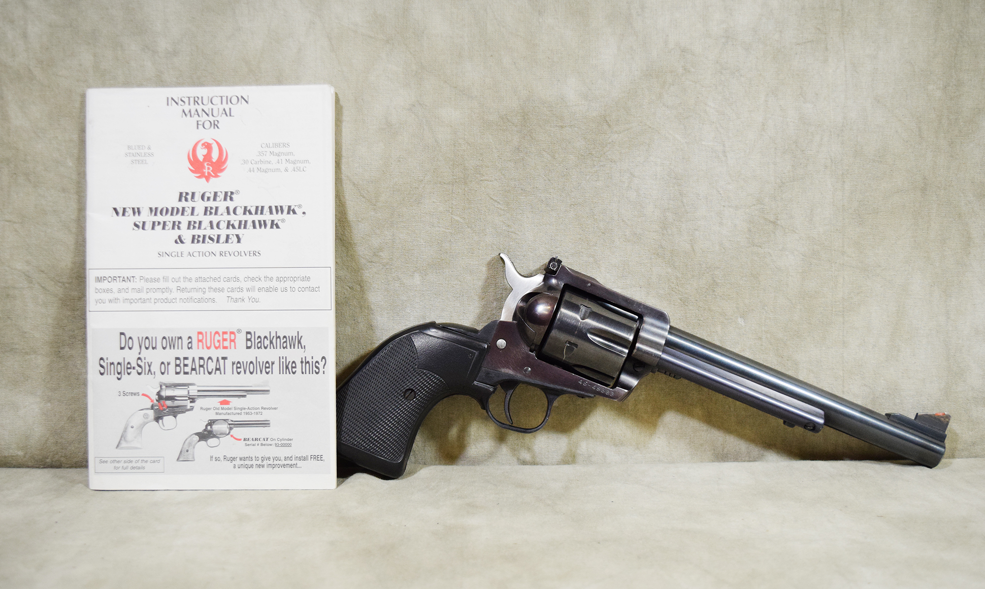 ++RUGER NEW MODEL BLACKHAWK .45 - Ruger