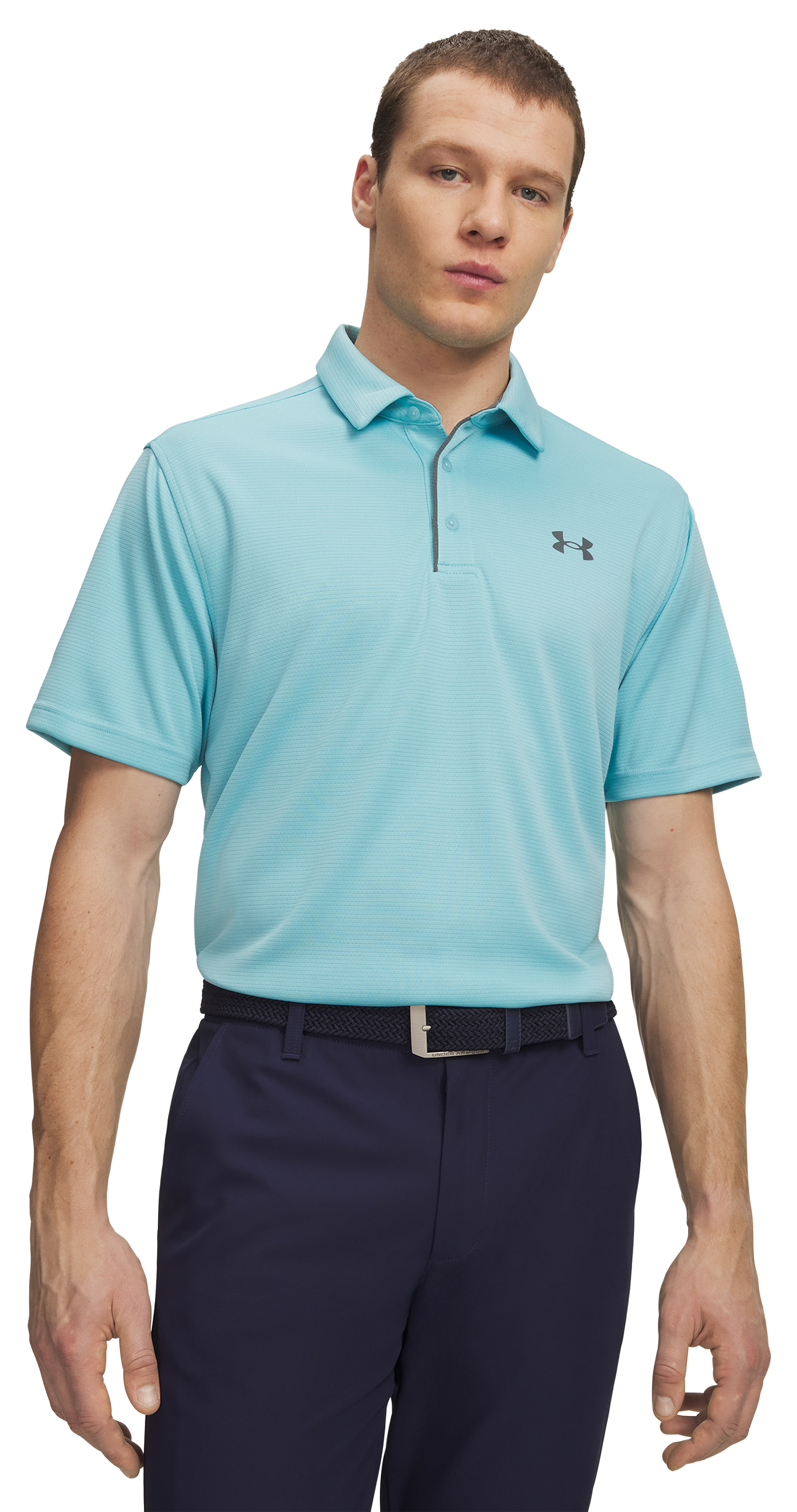 Image of Under Armour Tech Short-Sleeve Polo - Blue Haze