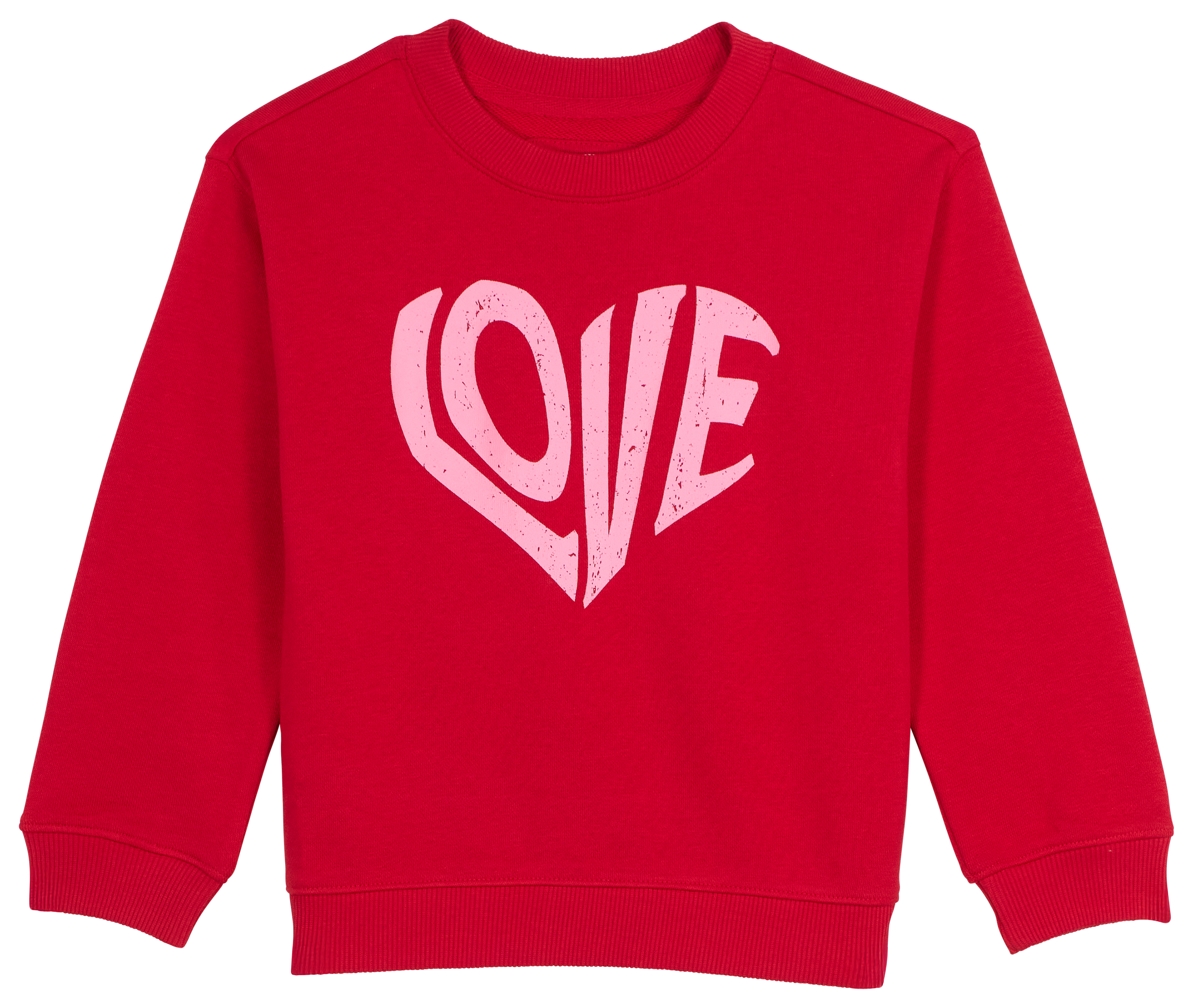Image of Bass Pro Shops Valentines Sweatshirt for Toddlers - Salsa