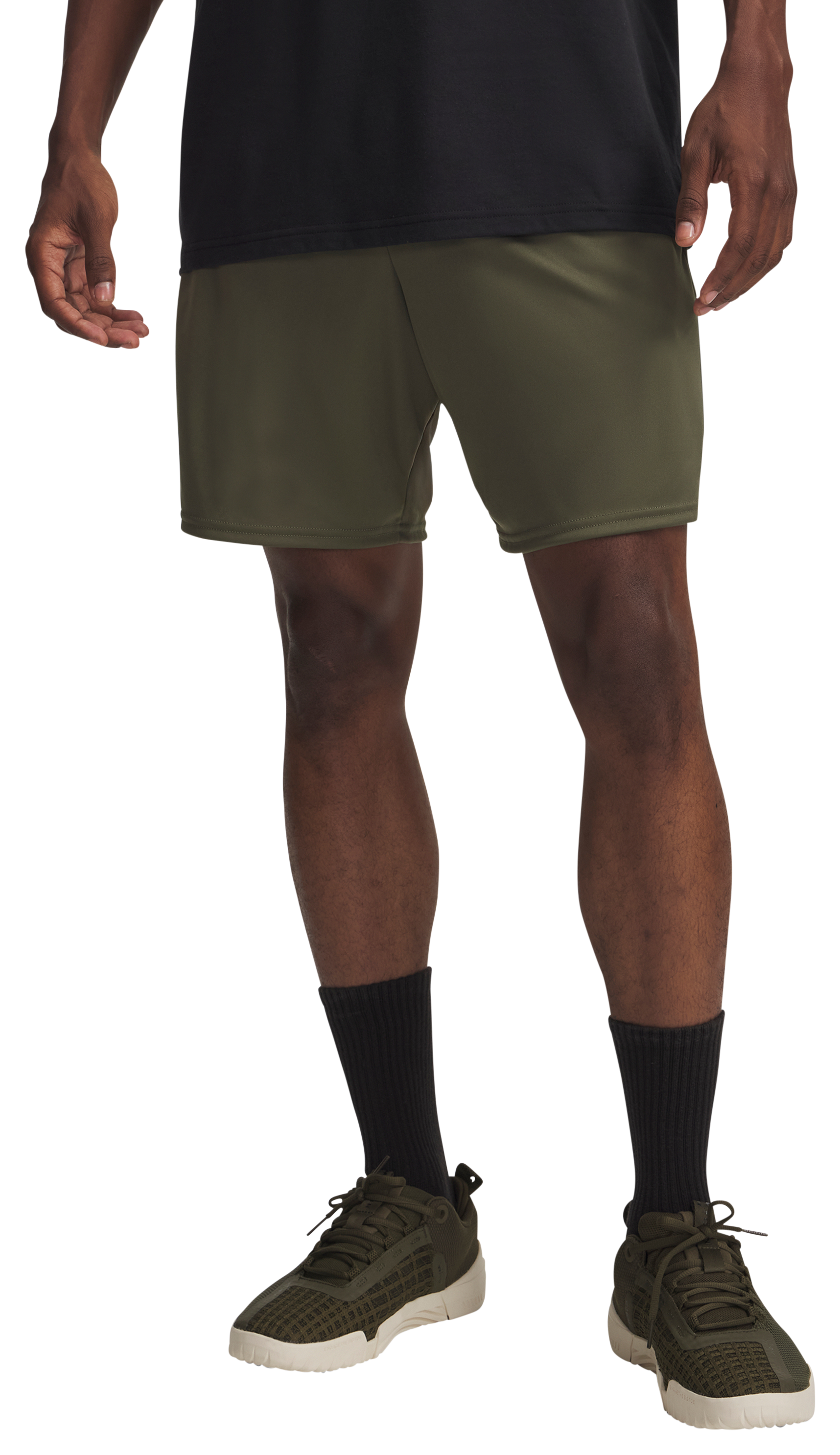 Image of Under Armour Freedom Tech Shorts - Marine OD Green