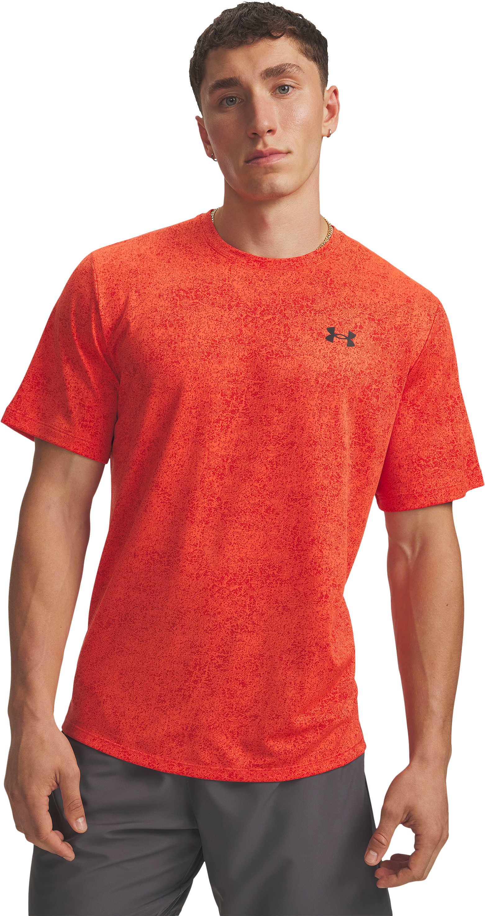 Image of Under Armour Tech 2.0 Pixelate Short-Sleeve T-Shirt - Venom Red