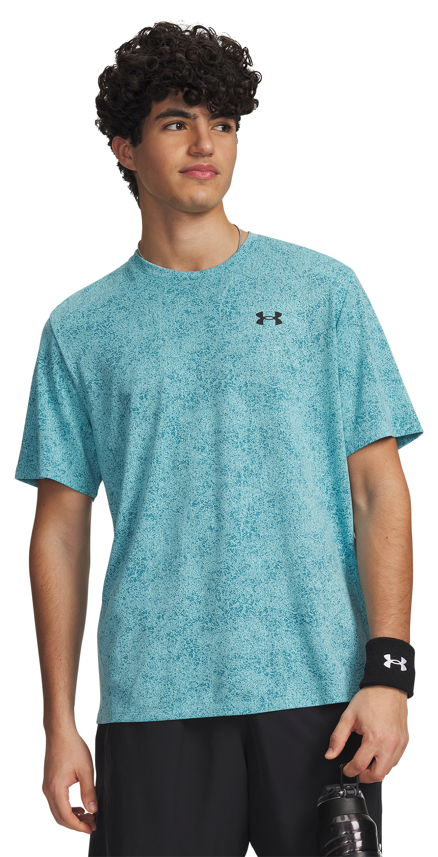Image of Under Armour Tech 2.0 Pixelate Short-Sleeve T-Shirt - Blue Haze