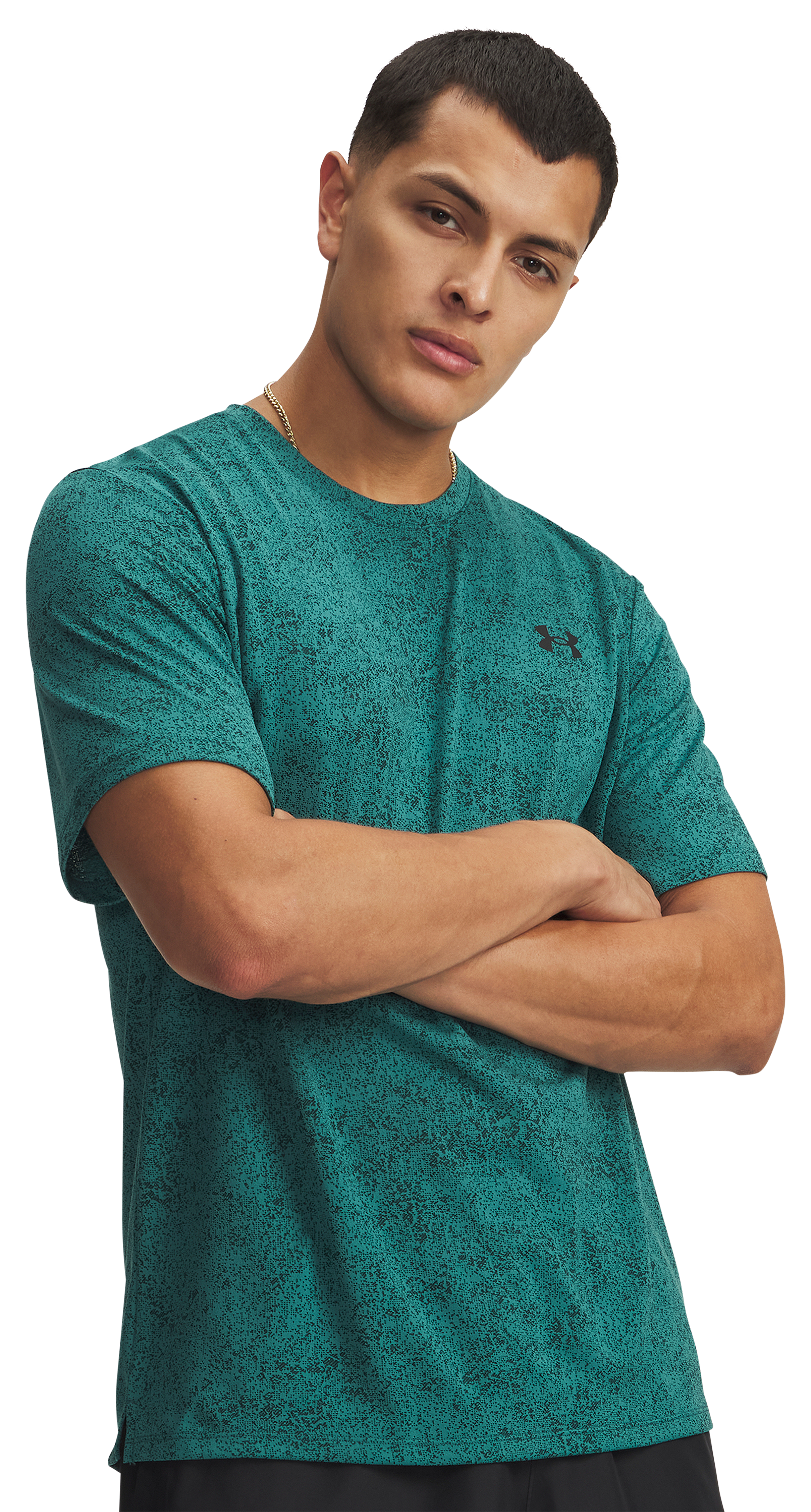 Image of Under Armour Tech 2.0 Pixelate Short-Sleeve T-Shirt - Rack Green