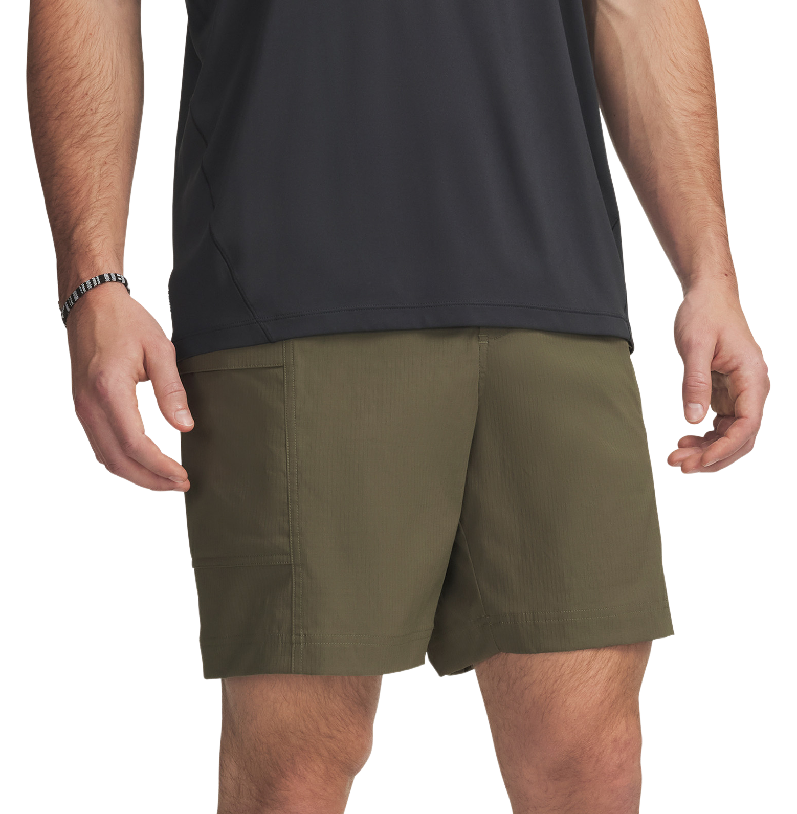 Image of Under Armour Explor Hike Cargo Shorts - Marine OD Green