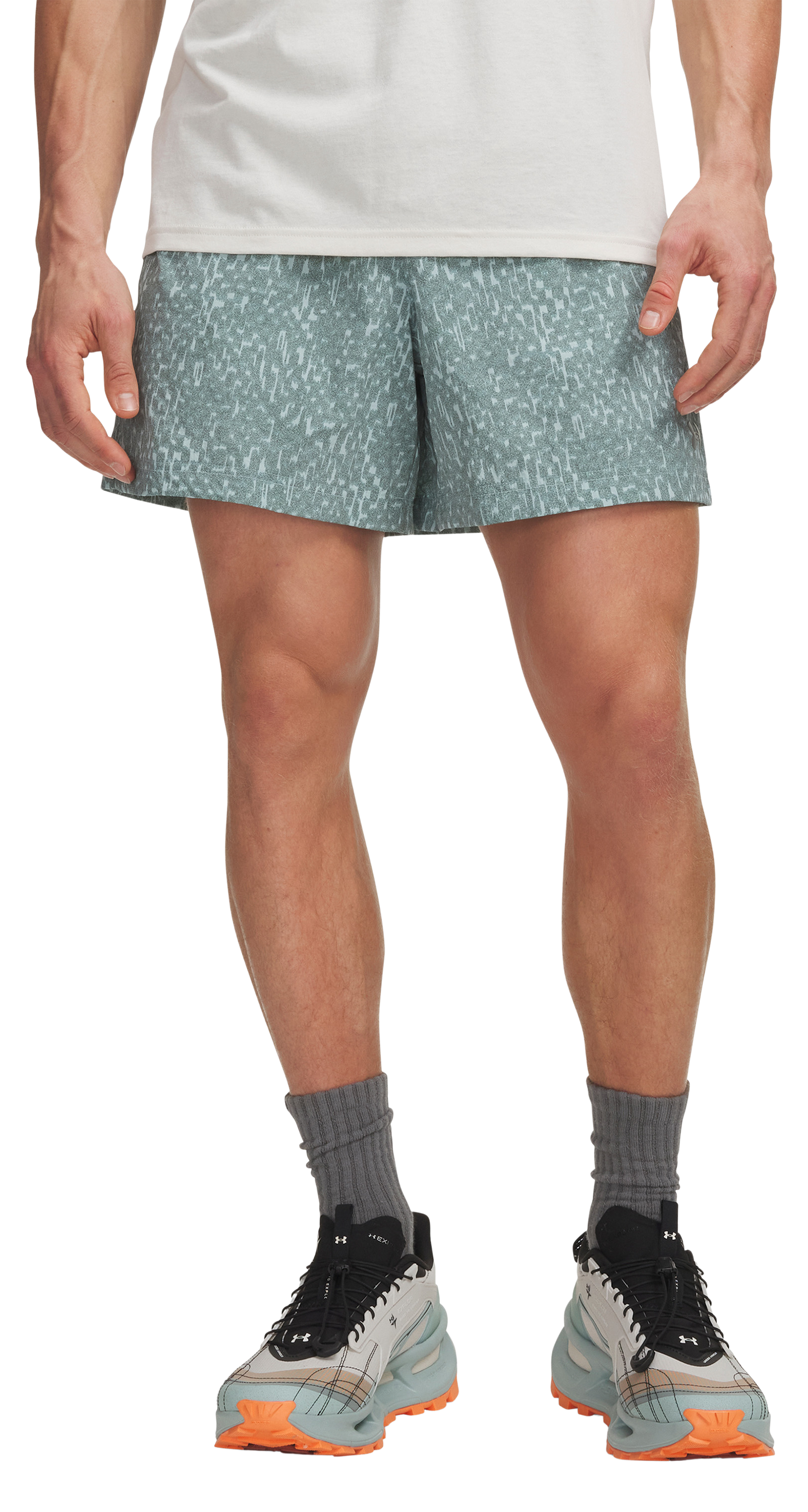 Image of Under Armour Explor Volley Shorts - Enamel Blue