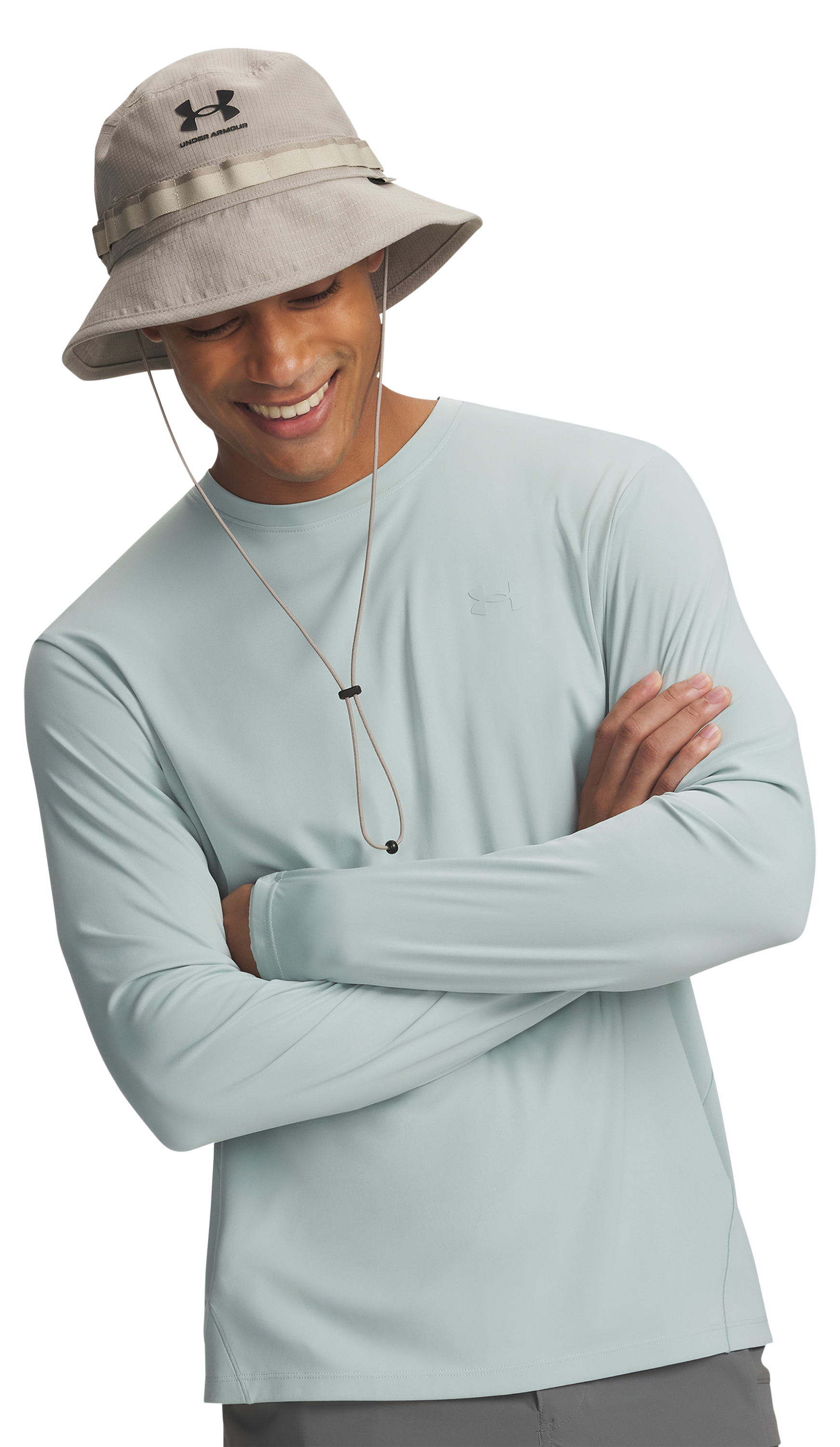 Image of Under Armour Explor Iso-Chill Long-Sleeve Shirt - Enamel Blue