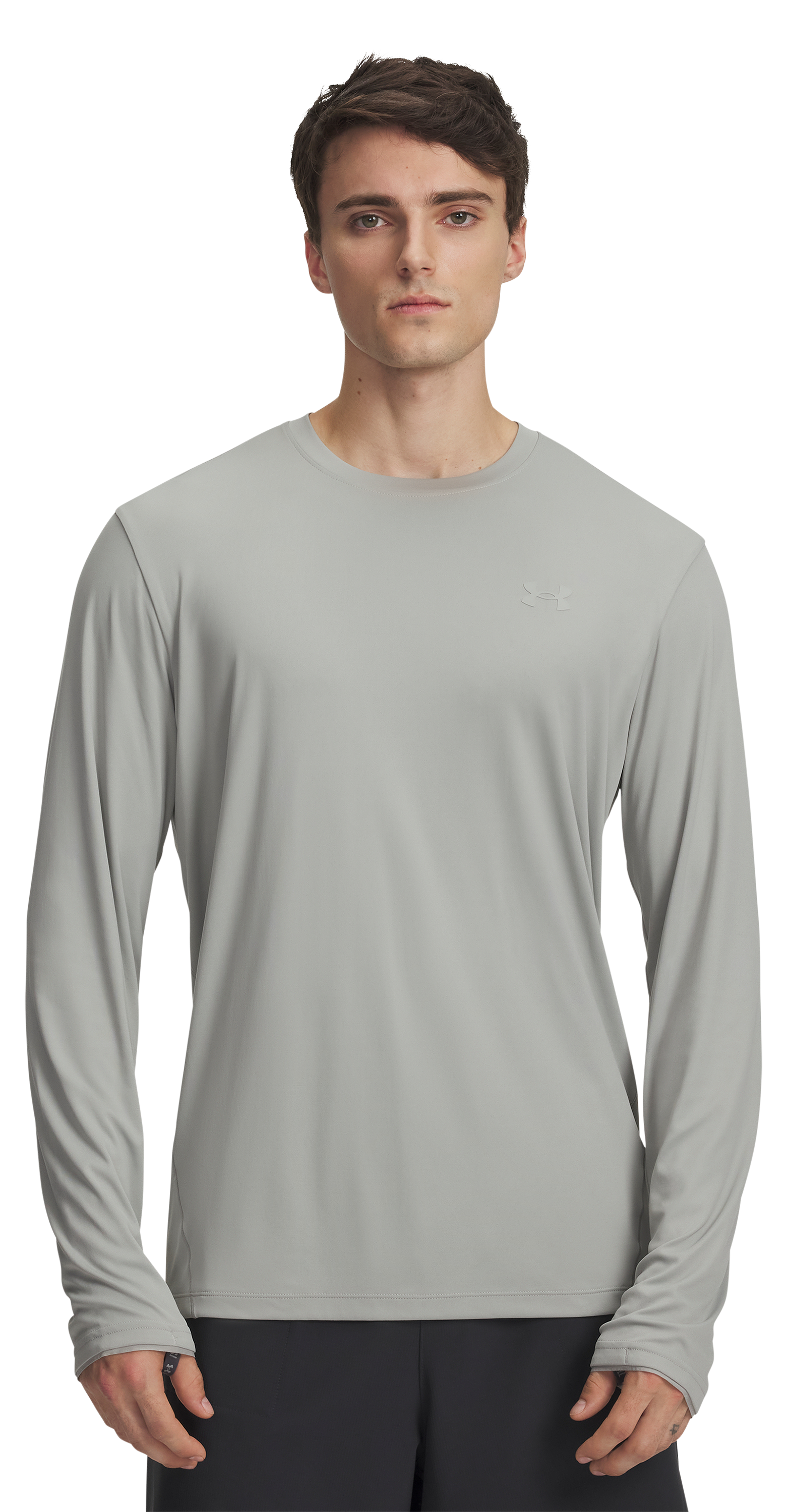 Image of Under Armour Explor Iso-Chill Long-Sleeve Shirt - Titanium
