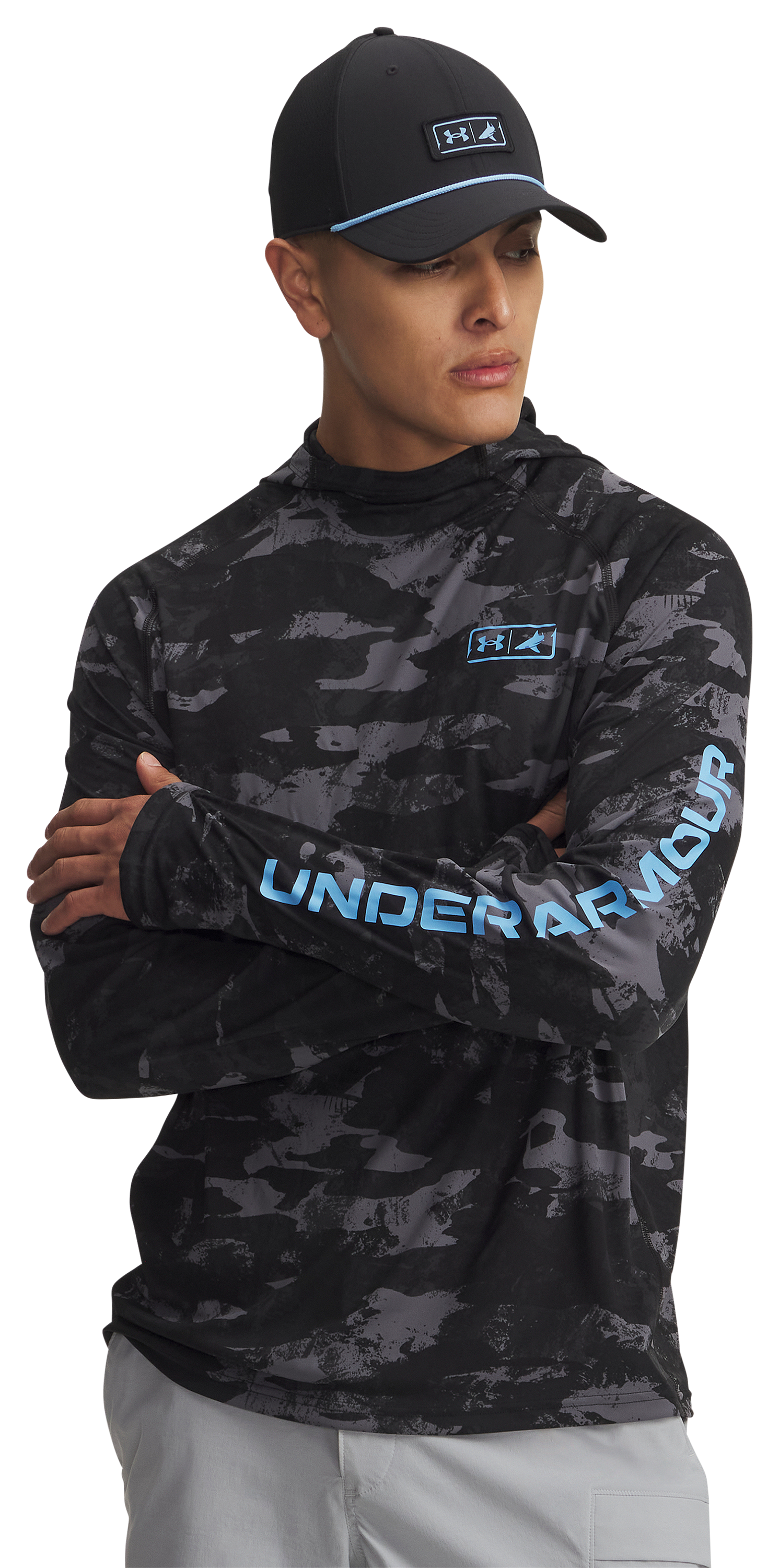Image of Under Armour BTH Fish Elite Hoodie - Black - L