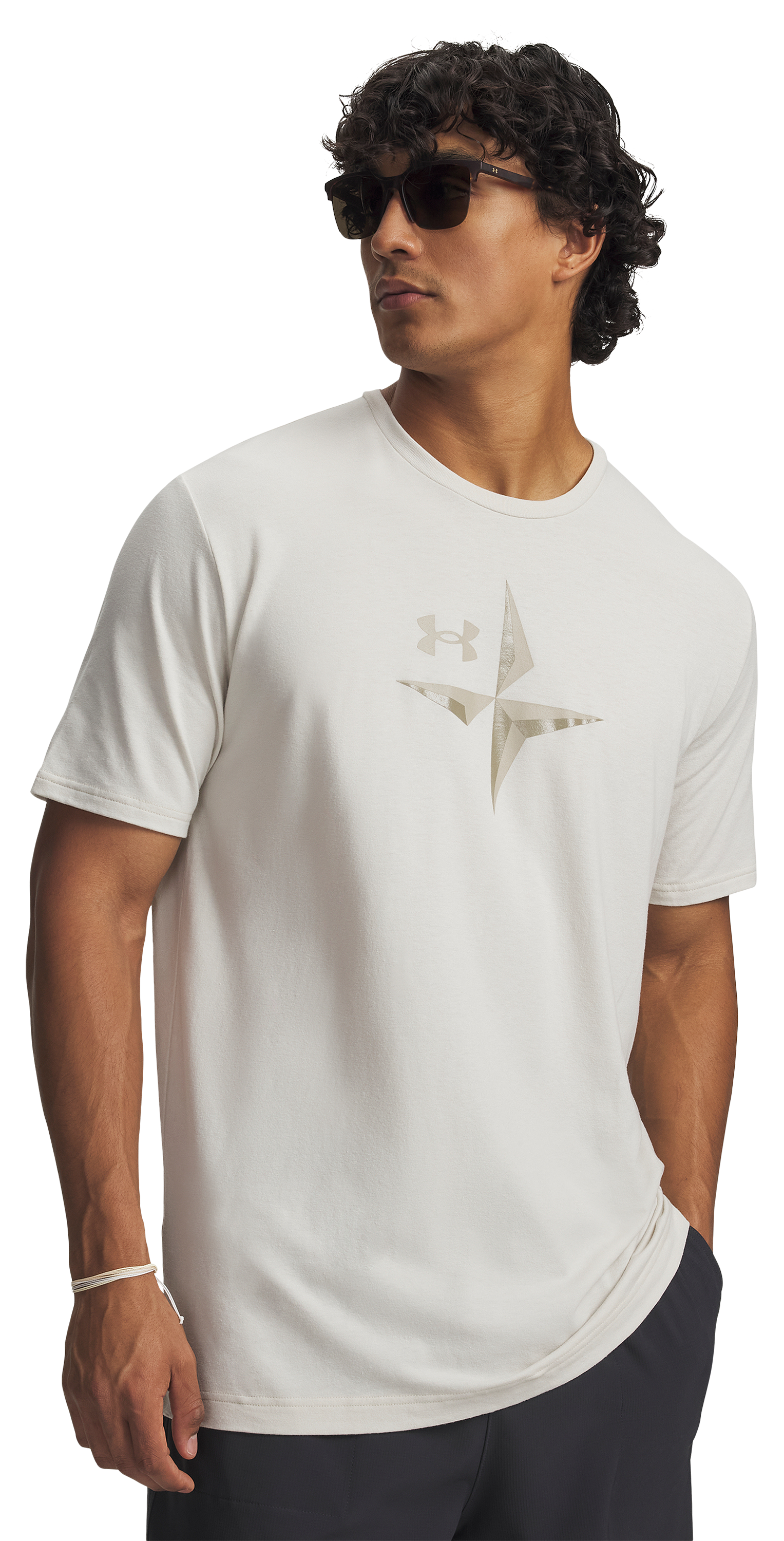 Image of Under Armour Explore Graphic Short-Sleeve T-Shirt - Summit White