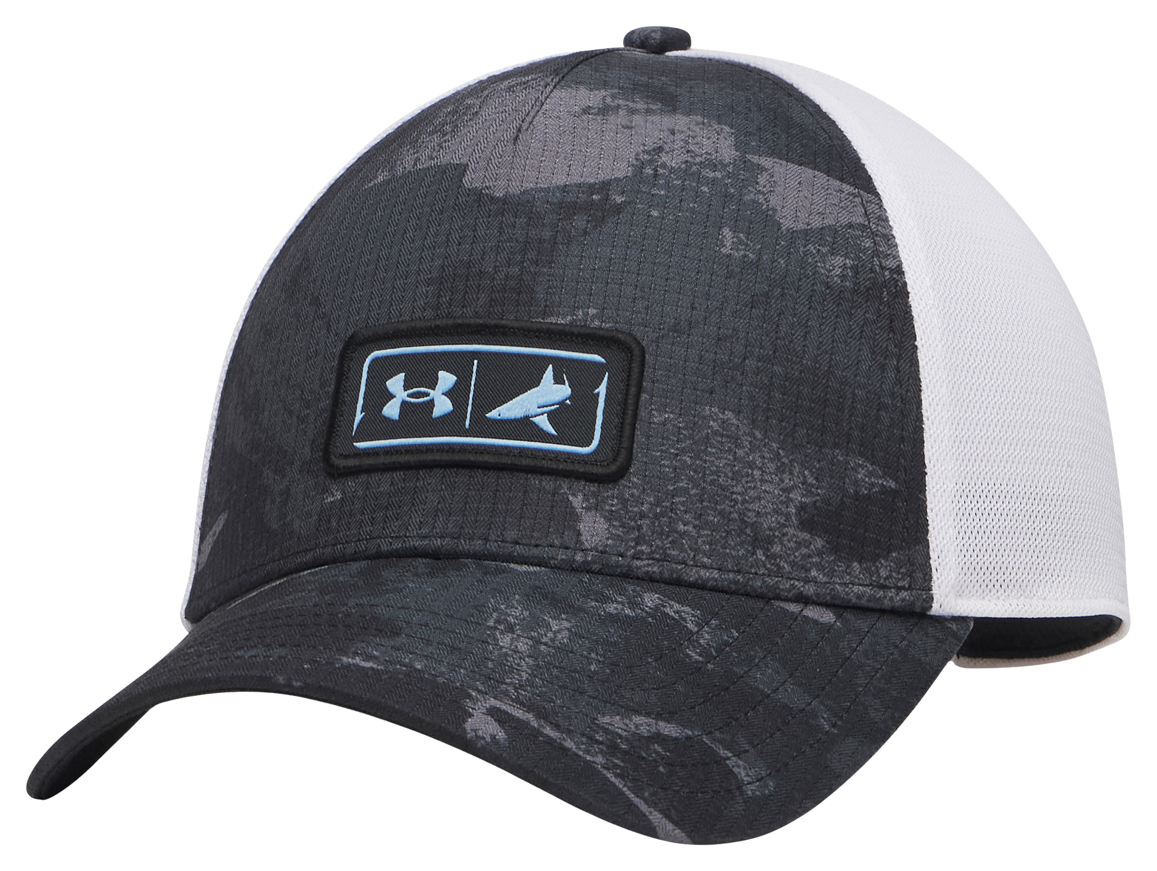 Image of Under Armour UA x BlacktipH Fish Mesh Back Snapback Trucker Cap - Black
