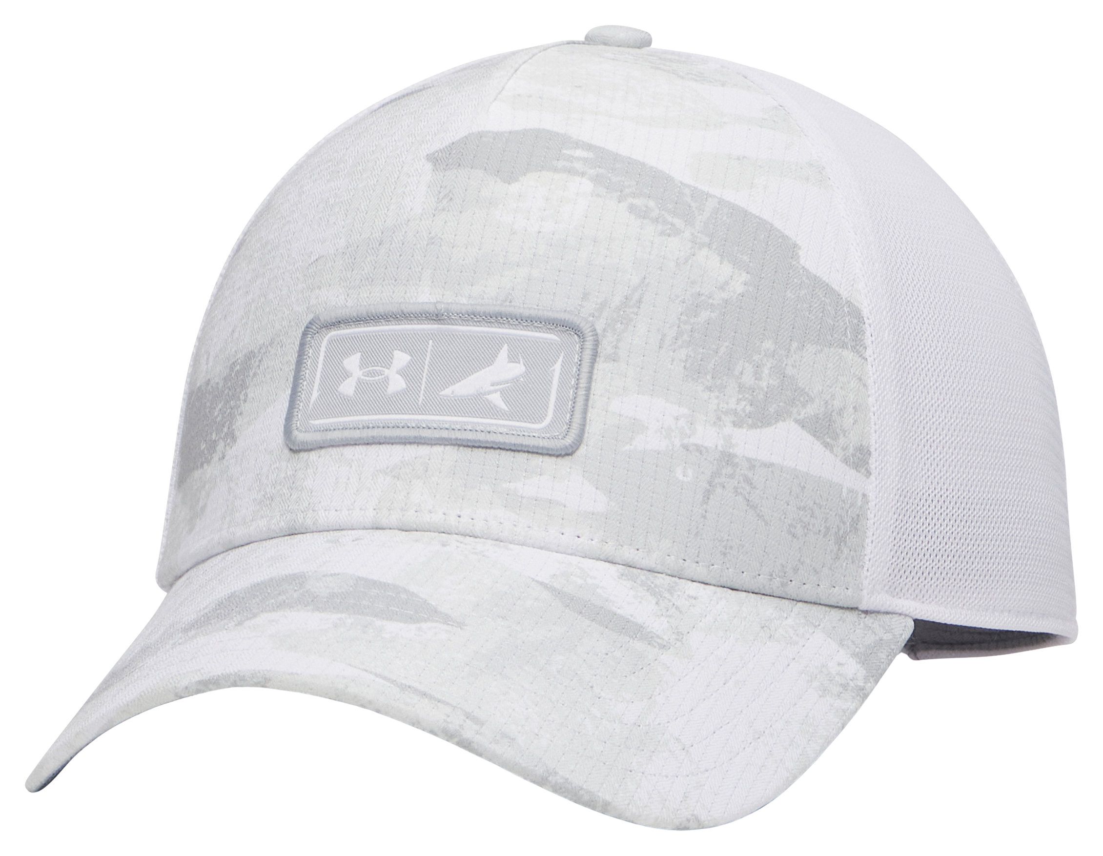 Image of Under Armour UA x BlacktipH Fish Mesh Back Snapback Trucker Cap - White