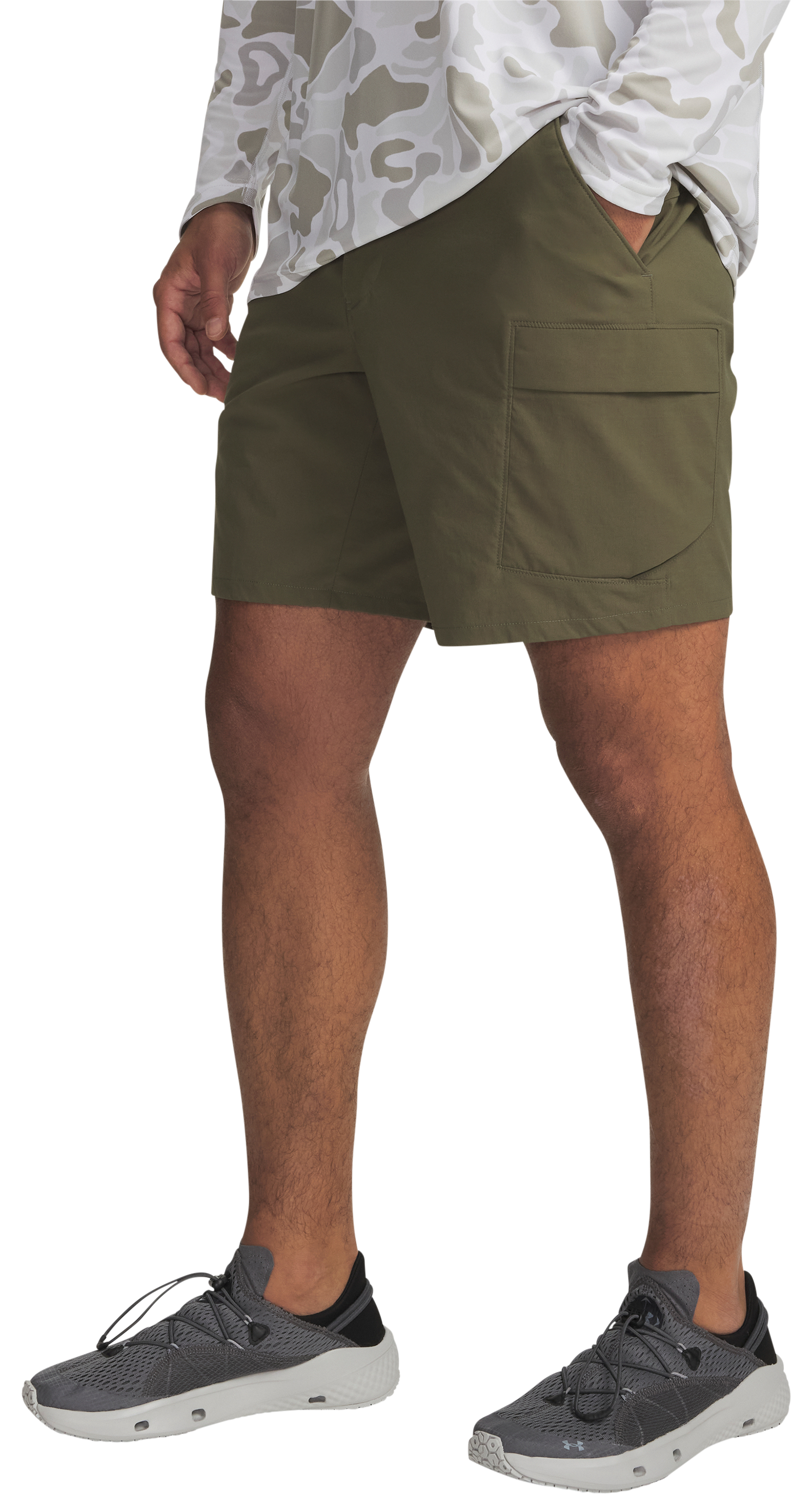 Image of Under Armour Fish Pro Volley Shorts - Marine OD Green