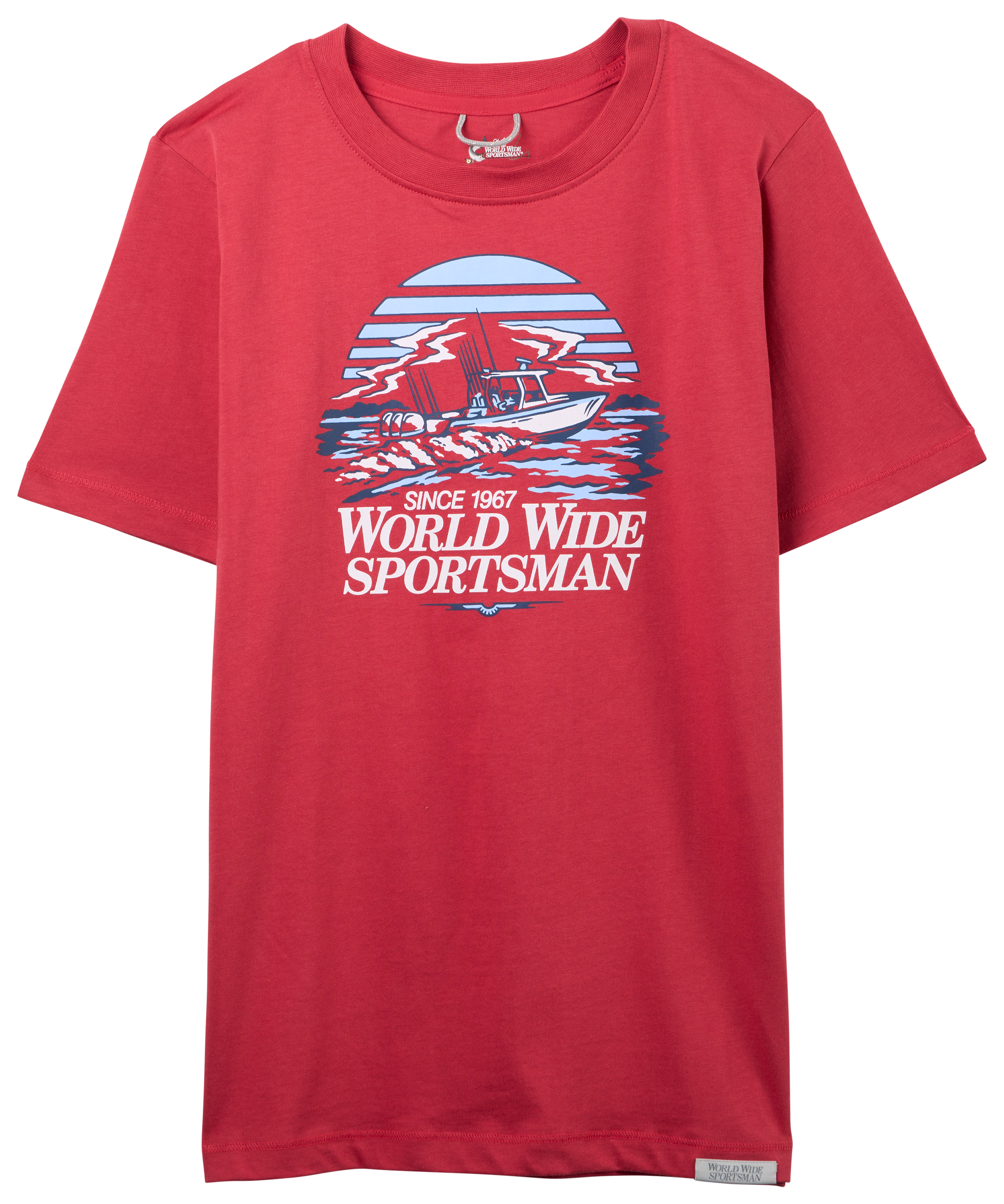 Image of World Wide Sportsman Graphic Short-Sleeve T-Shirt for Kids - Cardinal Red