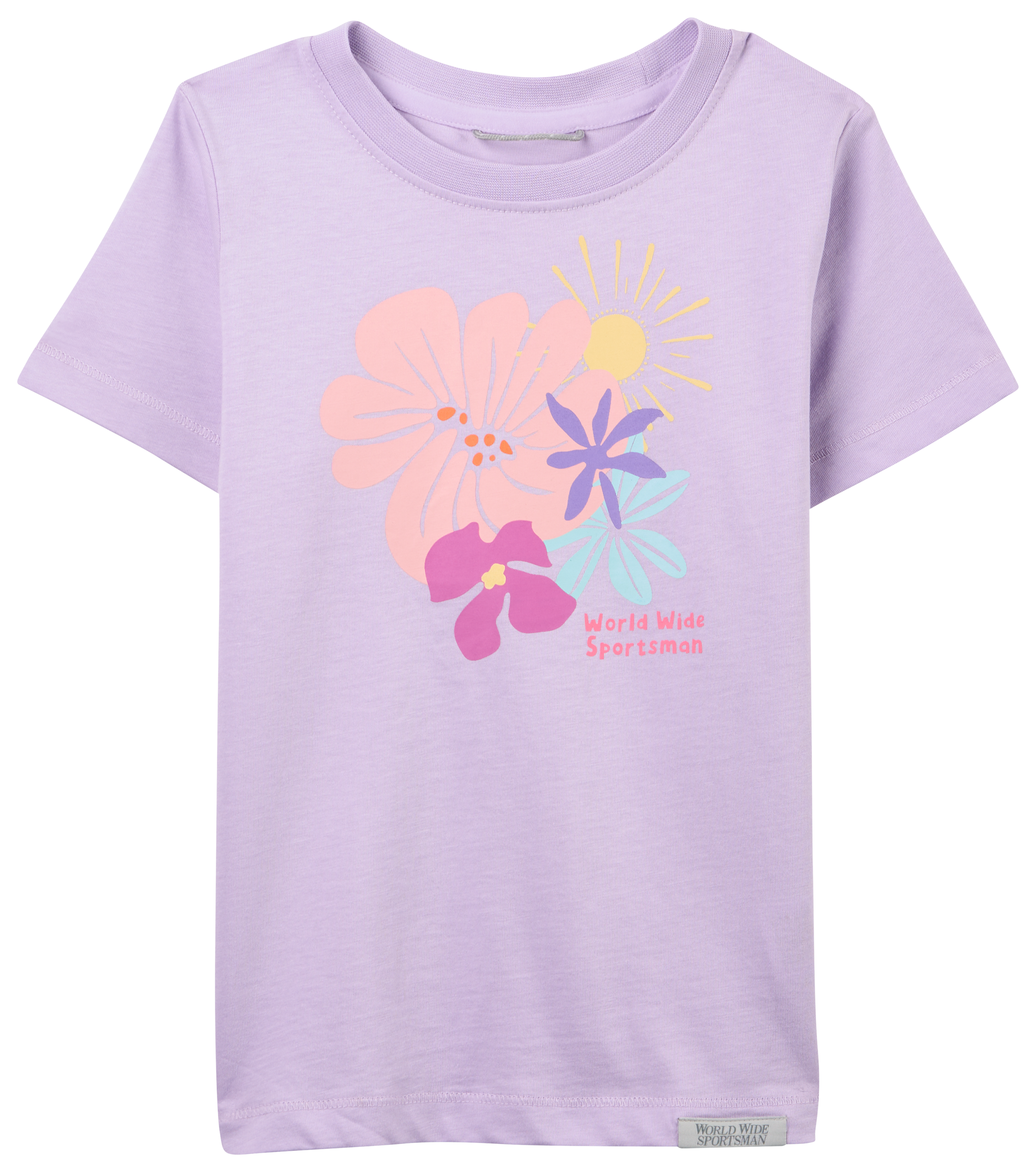 Image of World Wide Sportsman Graphic Short-Sleeve T-Shirt for Toddlers - Pastel Lilac