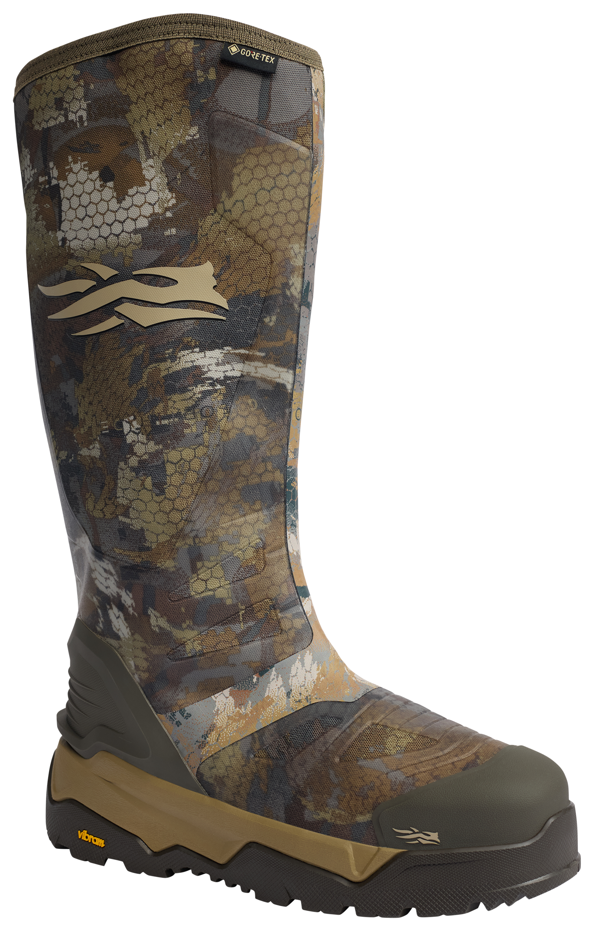 Image of SITKA VentLite 18'' GTX Insulated Rubber Boots for Men - Timber - 6M