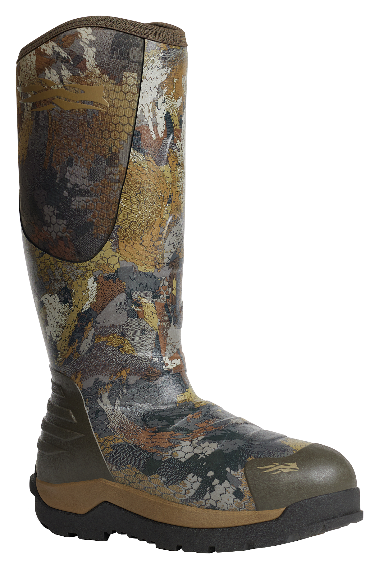 Image of SITKA Back40 Insulated Rubber Boots for Men - Gore Optifade Waterfowl Timber - 7M