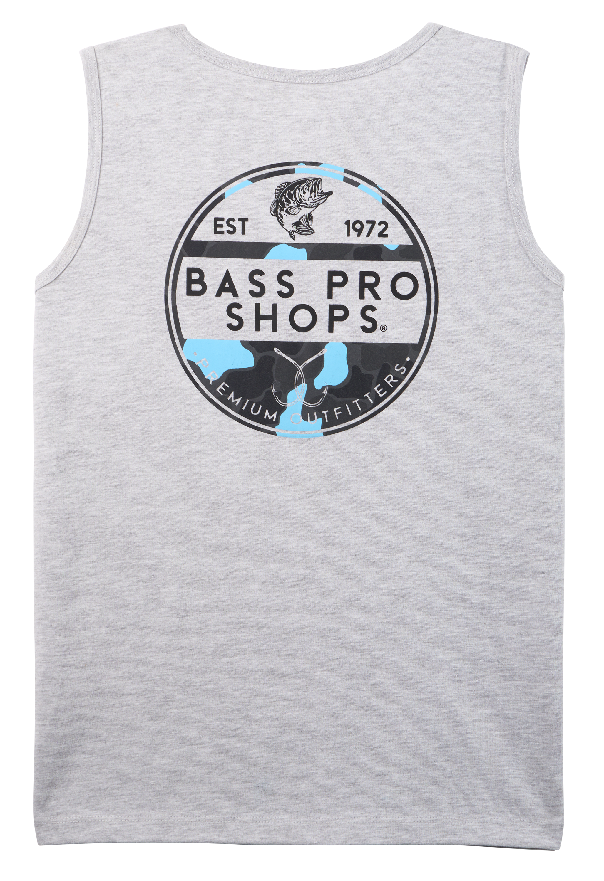 Image of Bass Pro Shops Premium Outfitters Tank Top for Toddlers - Heather Gray