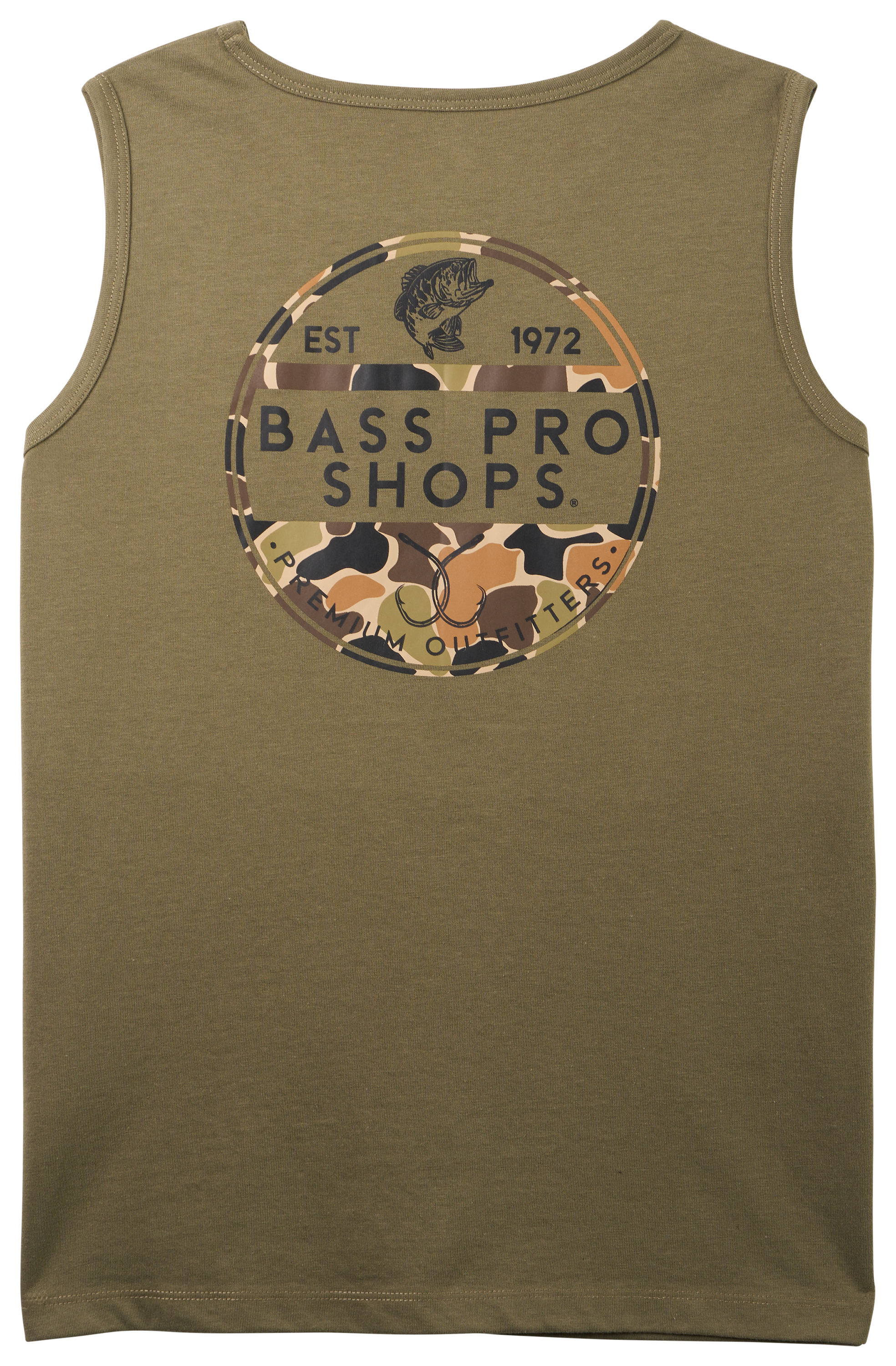 Image of Bass Pro Shops Premium Outfitters Tank Top for Kids - Burnt Olive