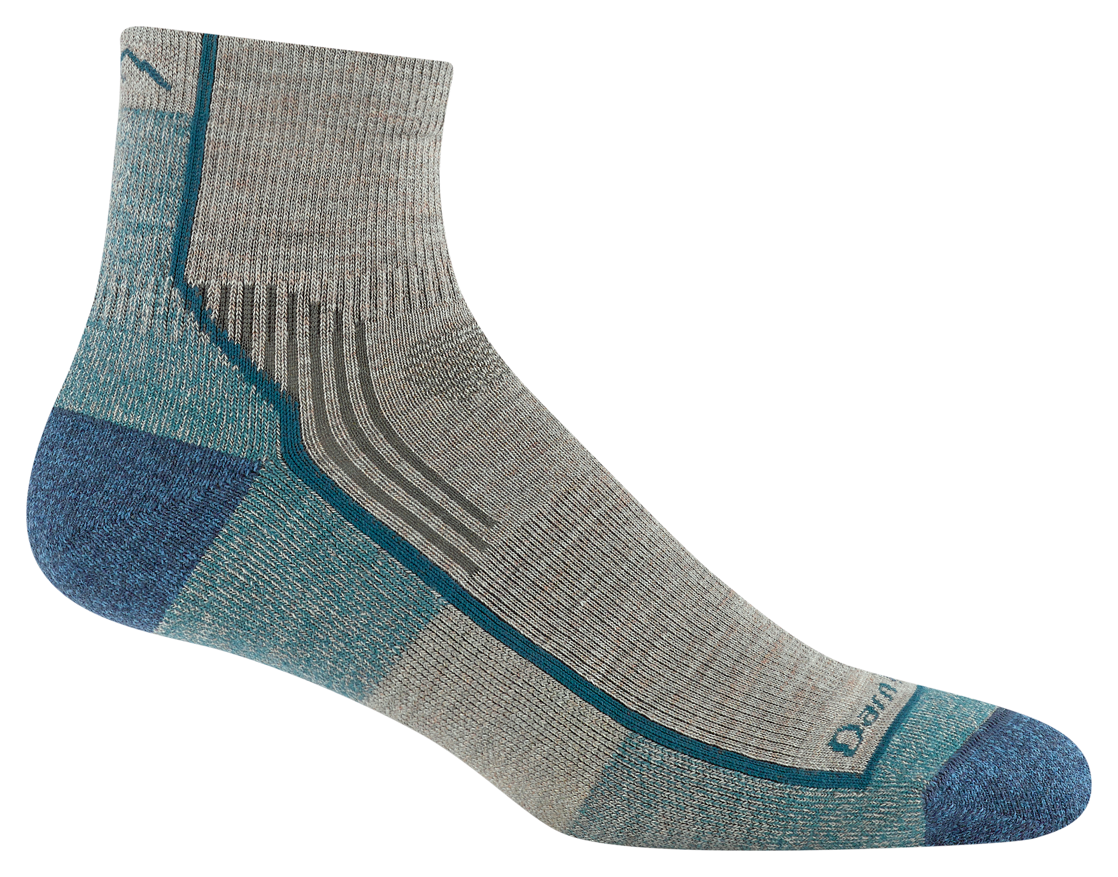 Image of Darn Tough Hiker Quarter Midweight Hiking Socks for Men