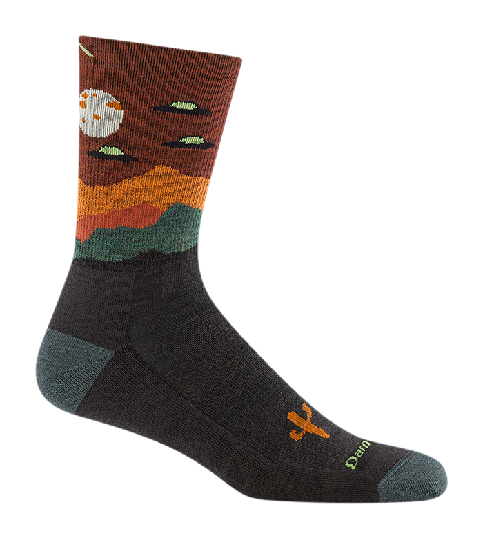 Image of Darn Tough Spaced Out Micro Crew Lightweight Hiking Socks for Men