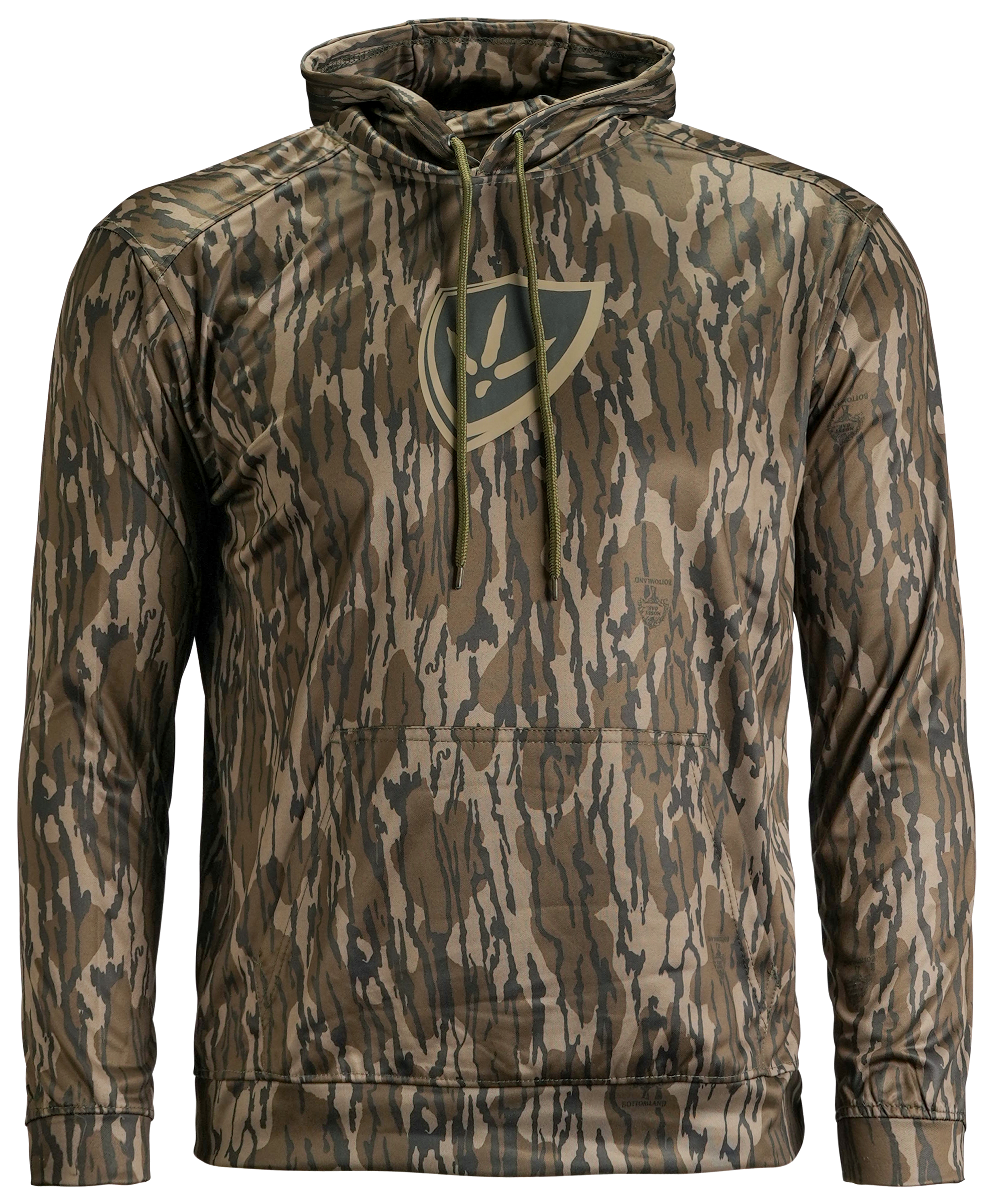 Image of Blocker Outdoors Finisher Midweight Performance Hoodie - Mossy Oak Bottomland Original