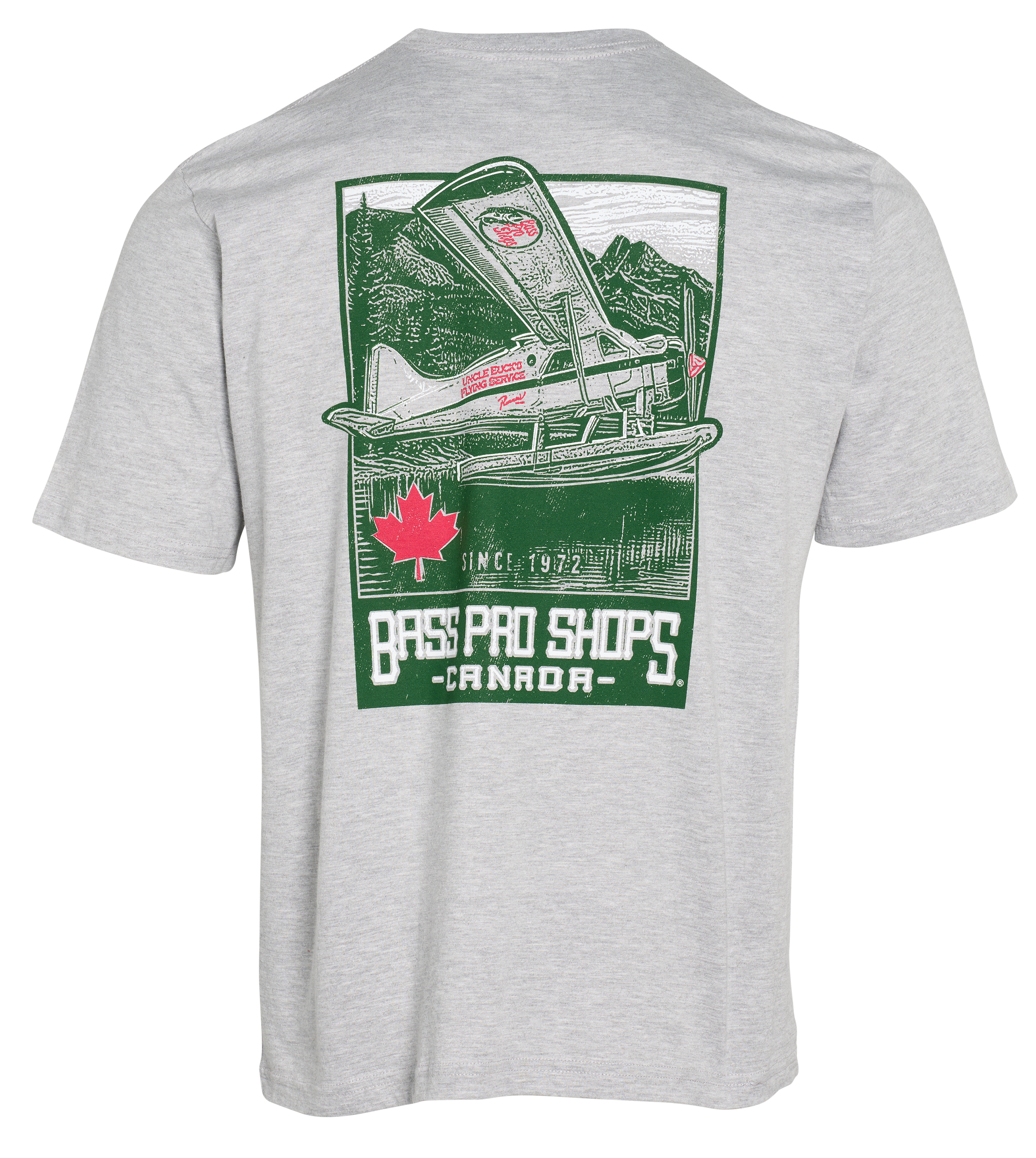 Image of ass Pro Shops Canada Floatplane Short-Sleeve T-Shirt - Heather Gray