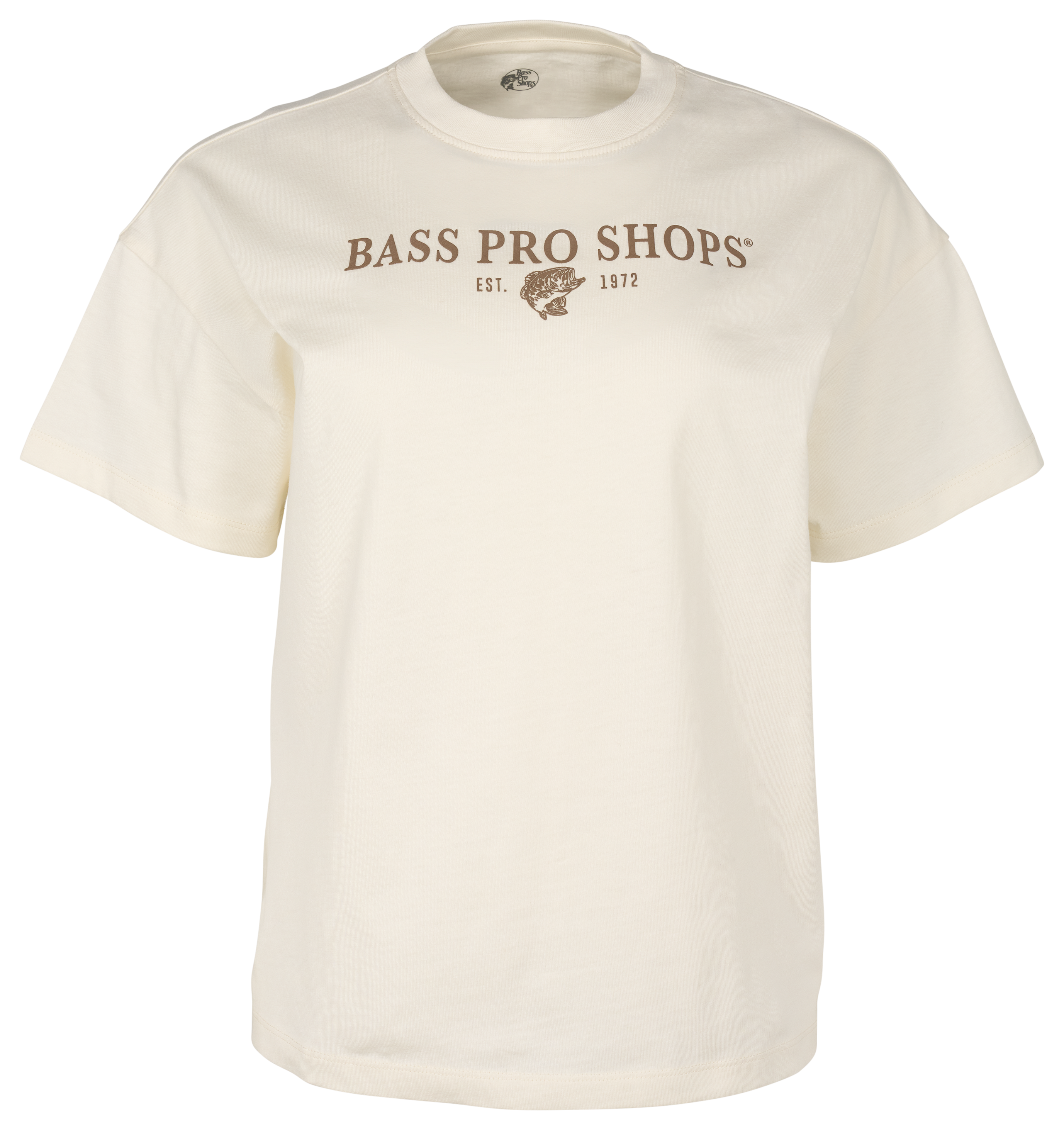 Image of Bass Pro Shops Heavyweight Logo Short-Sleeve T-Shirt - Egret