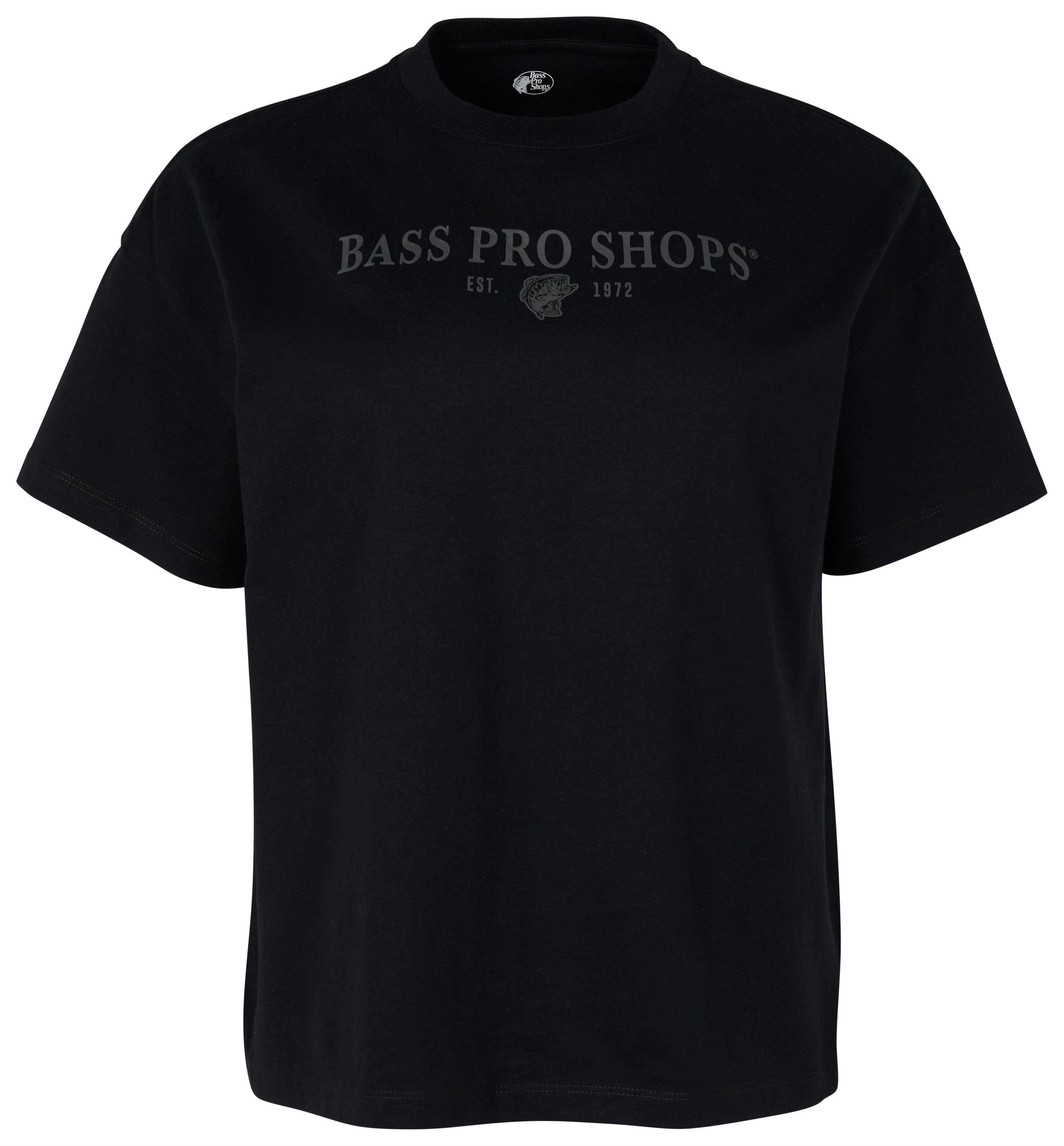 Image of Bass Pro Shops Heavyweight Logo Short-Sleeve T-Shirt - Black Beauty - XL