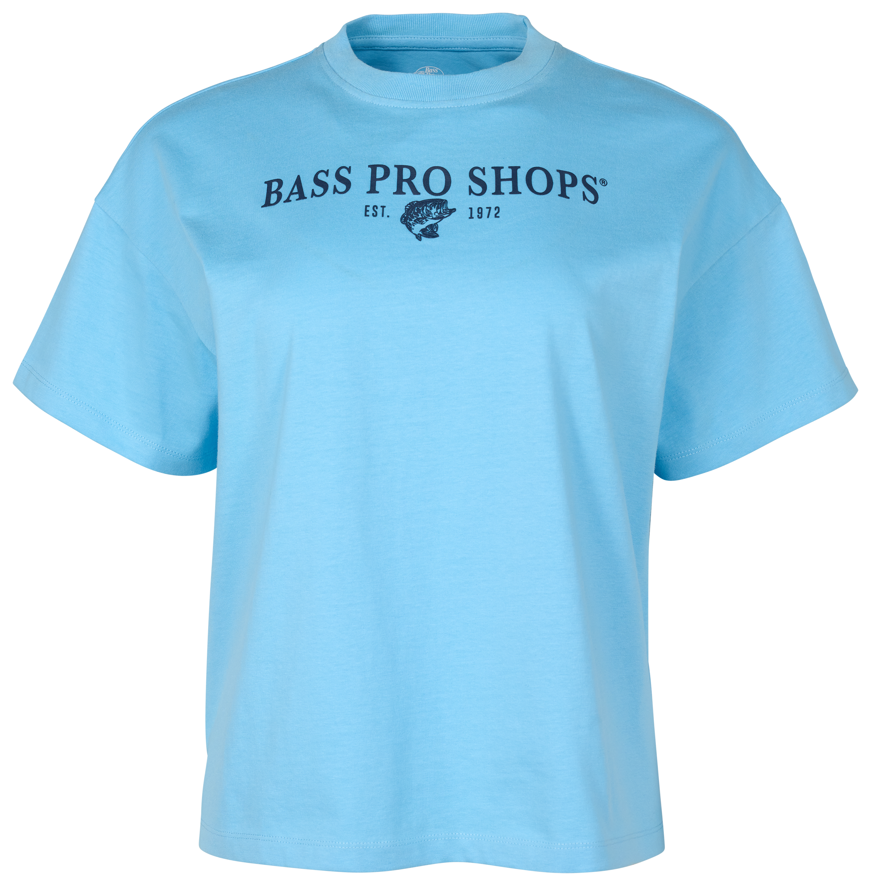 Image of Bass Pro Shops Heavyweight Logo Short-Sleeve T-Shirt - Baltic Sea