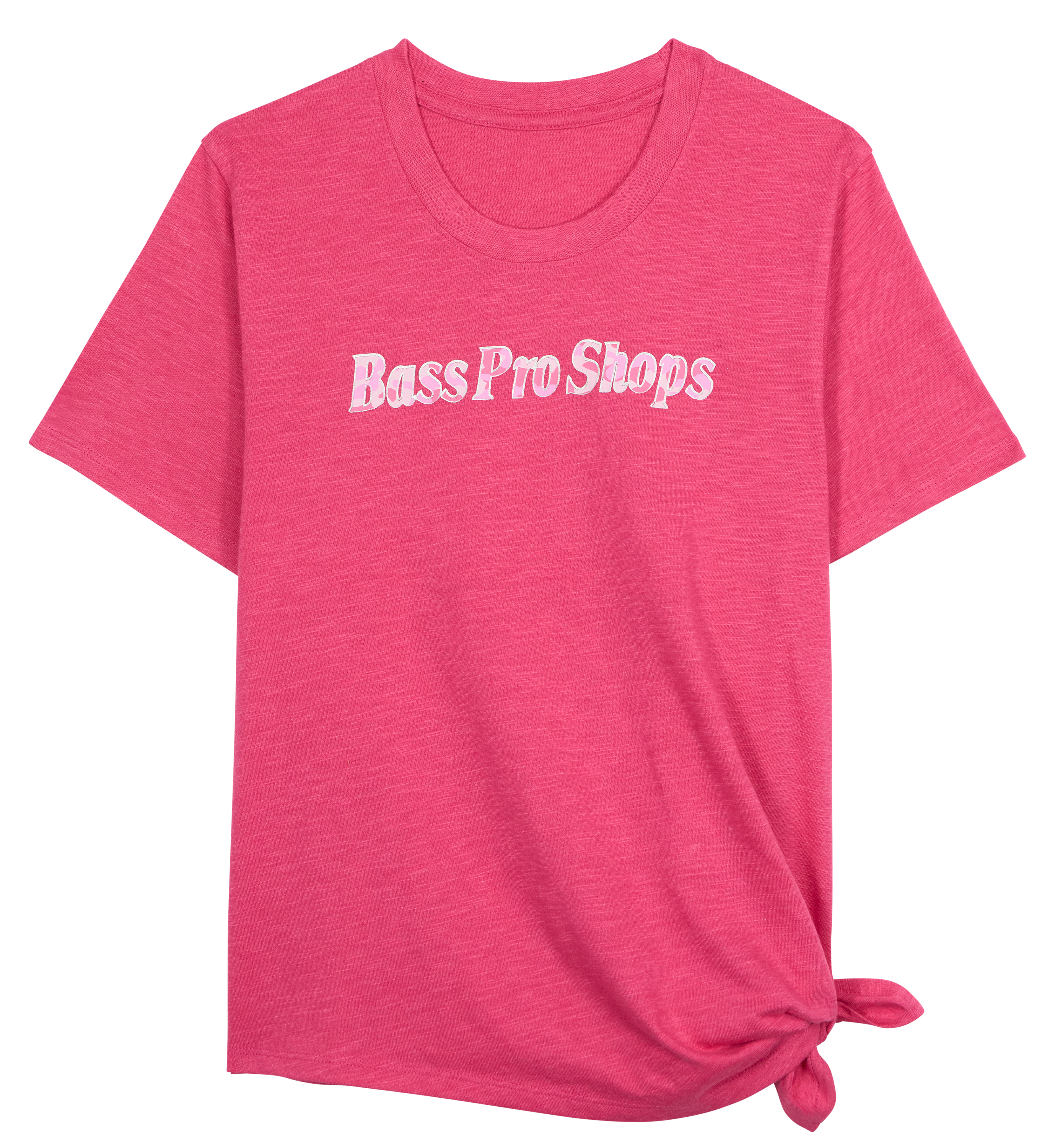 Image of Bass Pro Shops Wordmark Logo Short-Sleeve T-Shirt for Kids - Fuchsia Rose