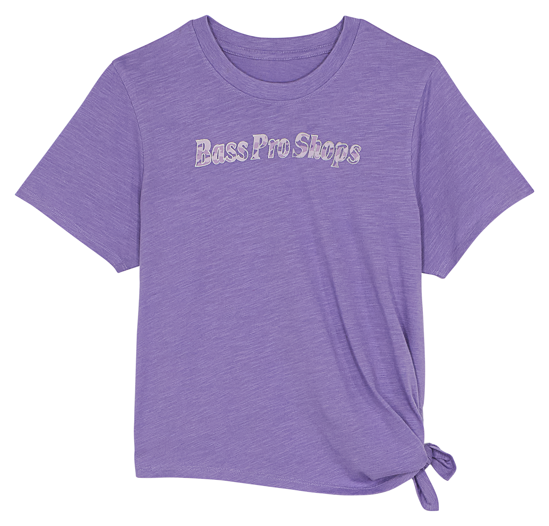 Image of Bass Pro Shops Wordmark Logo Short-Sleeve T-Shirt for Kids - Paisley Purple