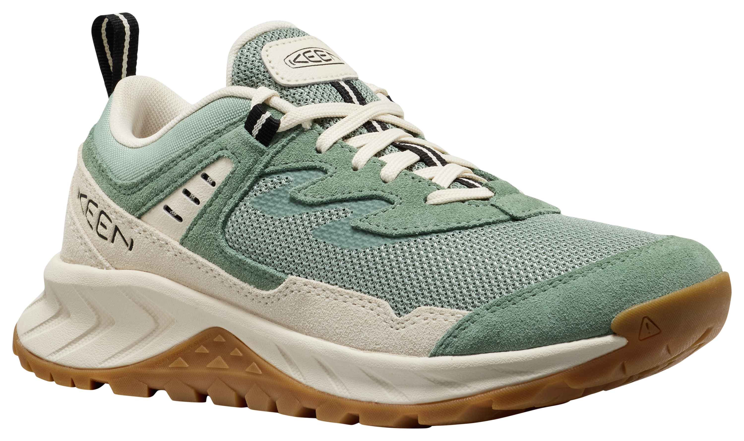 Image of KEEN Hightrail Vented Hiking Shoes for Women - Lily Pad/Birch - 8.5M