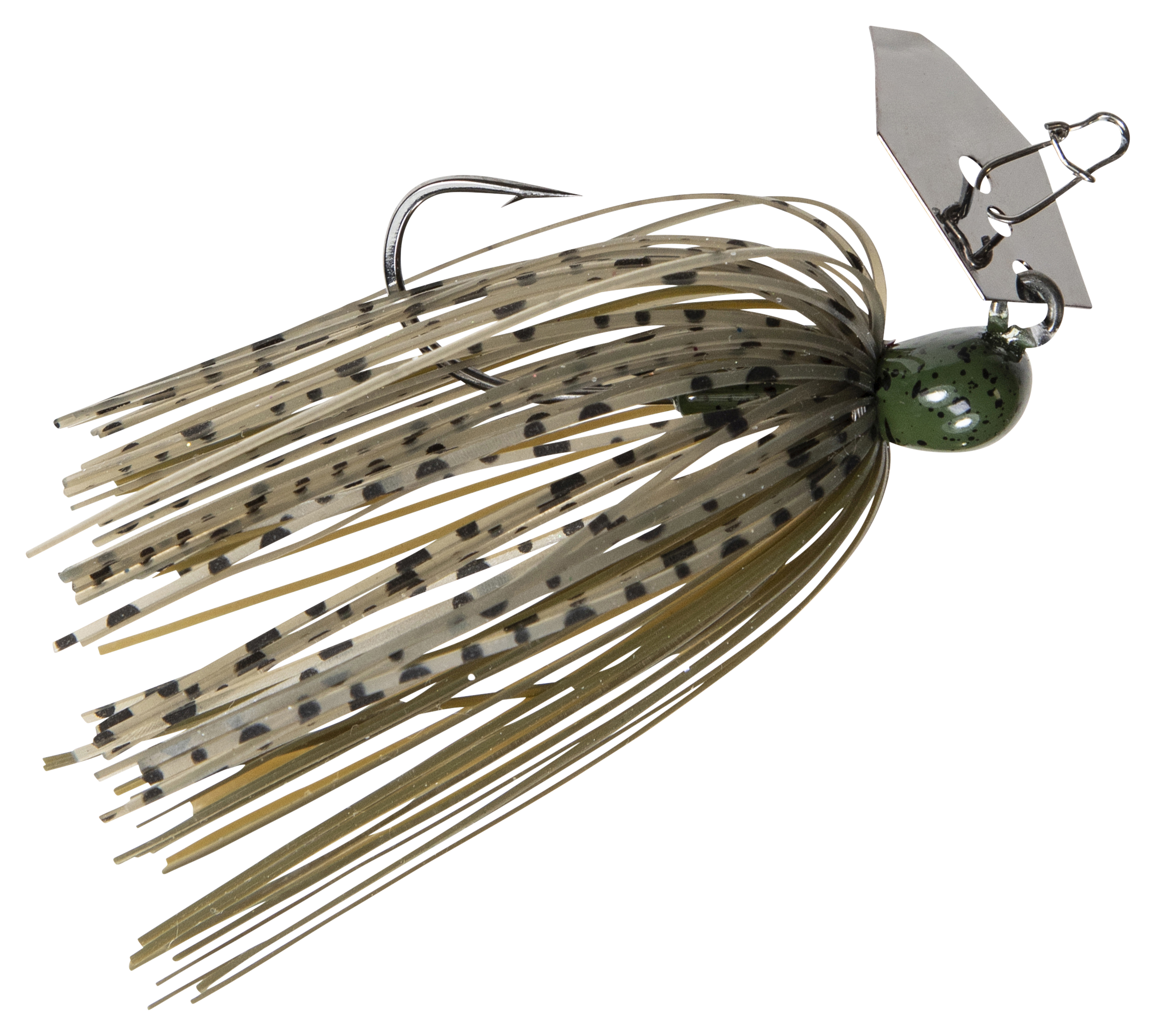 Image of Z-Man ChatterBait MicroMax Bladed Jig - Green Pumpkin - 1/4 oz.