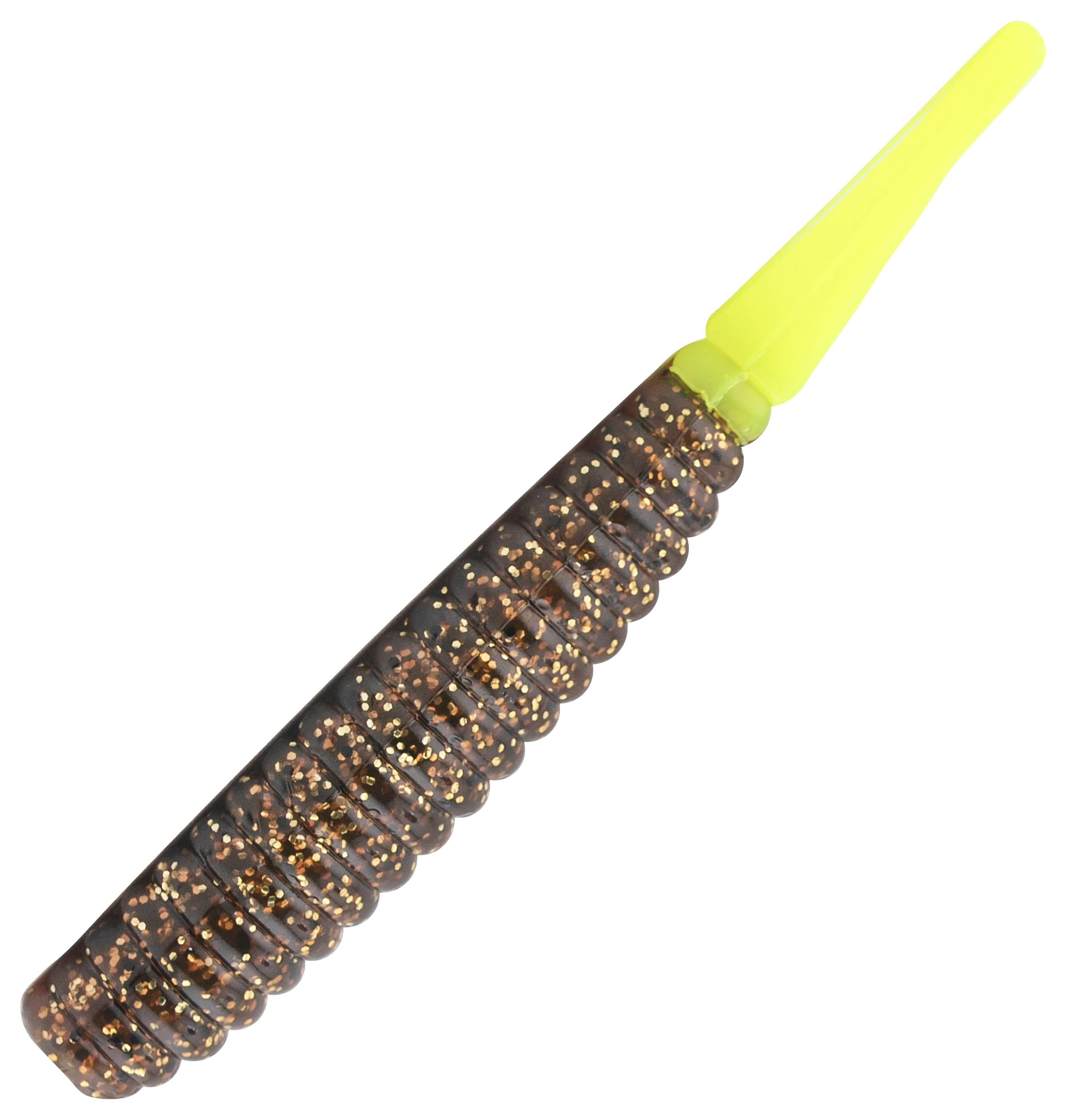 Image of "Z-Man Trout Trick Thick Trick - Rootbeer/Chartreuse Tail - 3-3/4"""