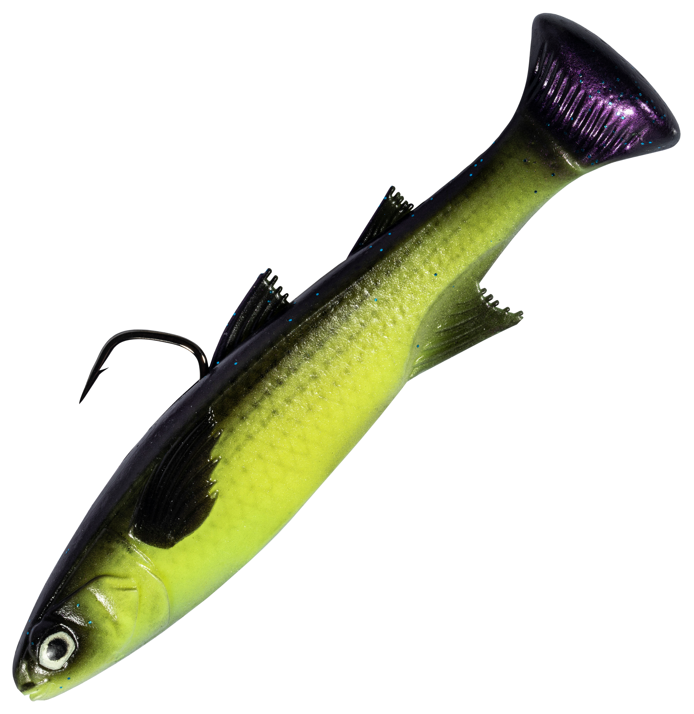 Image of "Z-Man Mulletron LT Fast-Sinking Swimbait - Bayou Tiger - 4-1/2"" - 1-1/4 oz."