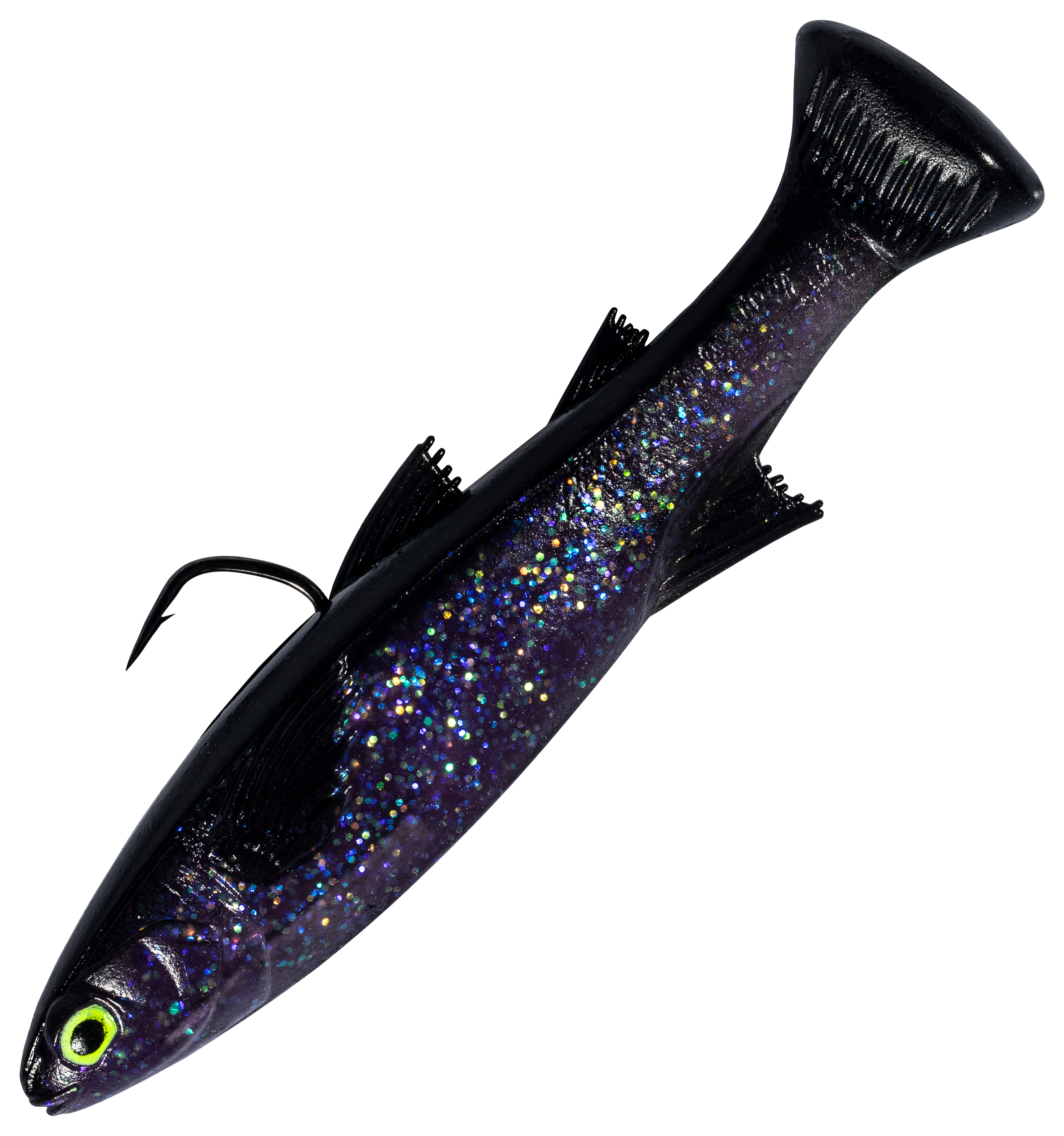 Image of "Z-Man Mulletron LT Fast-Sinking Swimbait - Midnight Express - 6"" - 2-1/2 oz."