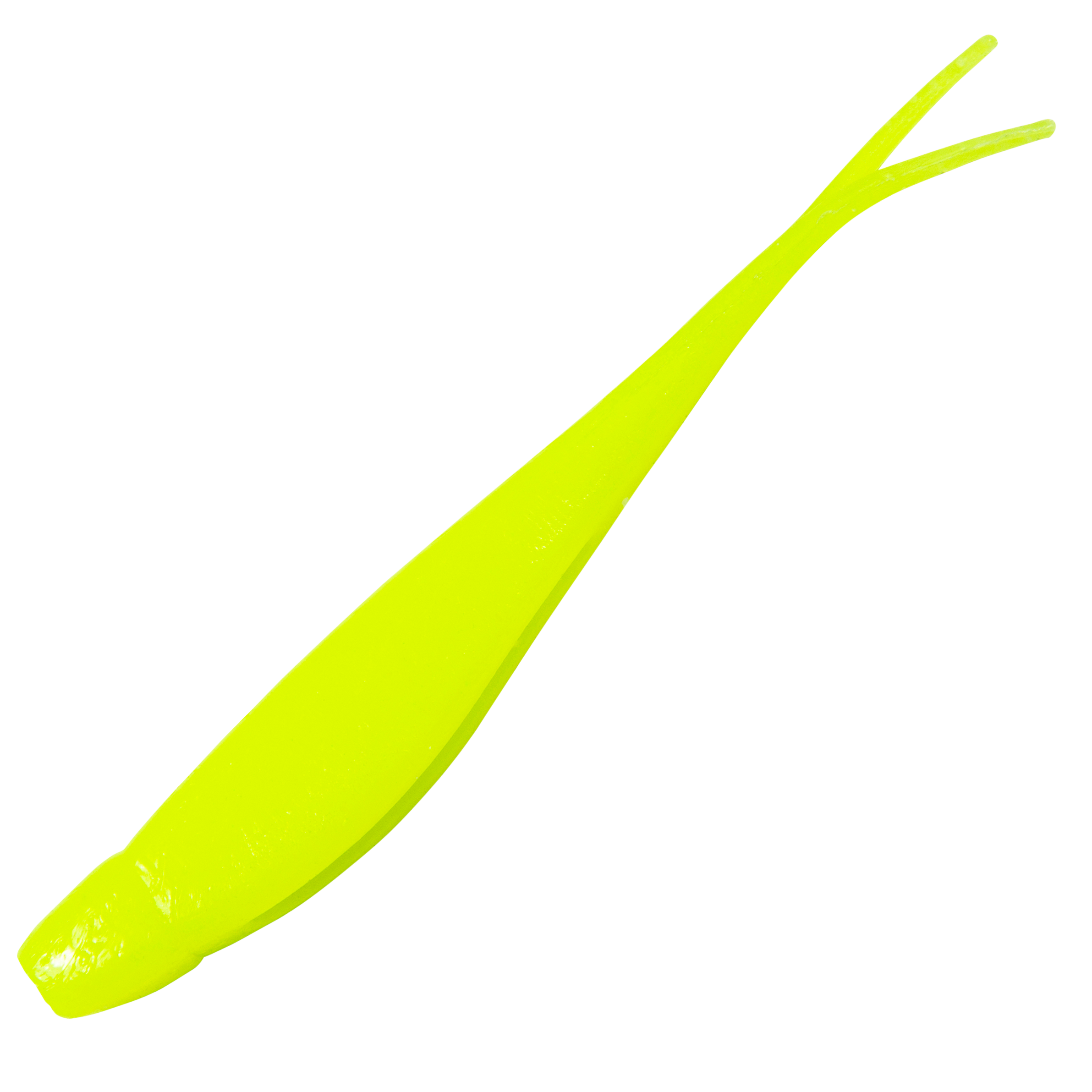Image of "Z-Man Scented Jerk ShadZ - Hot Chartreuse - 6"""