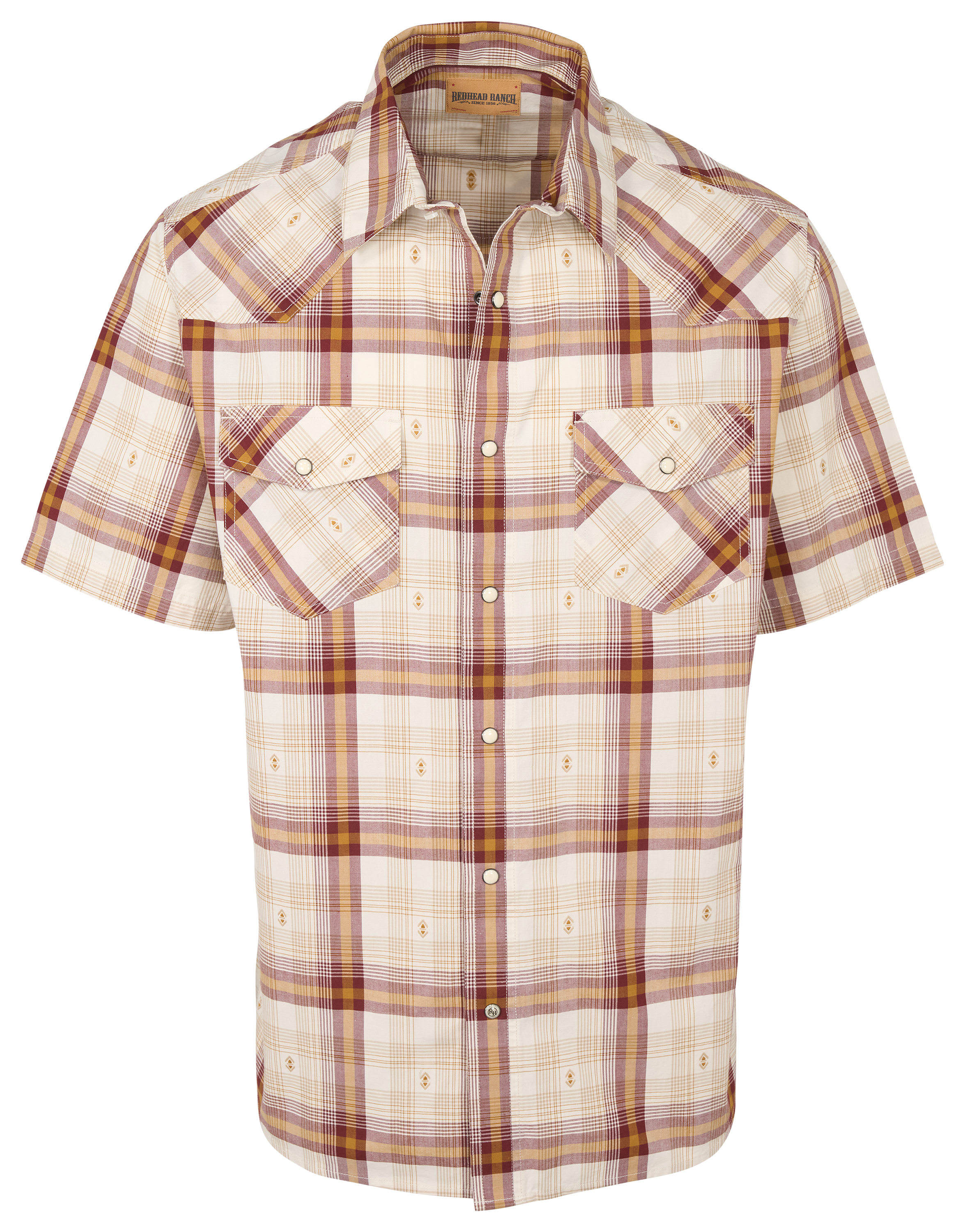 Image of RedHead Ranch Jasper County Short-Sleeve Shirt - Port