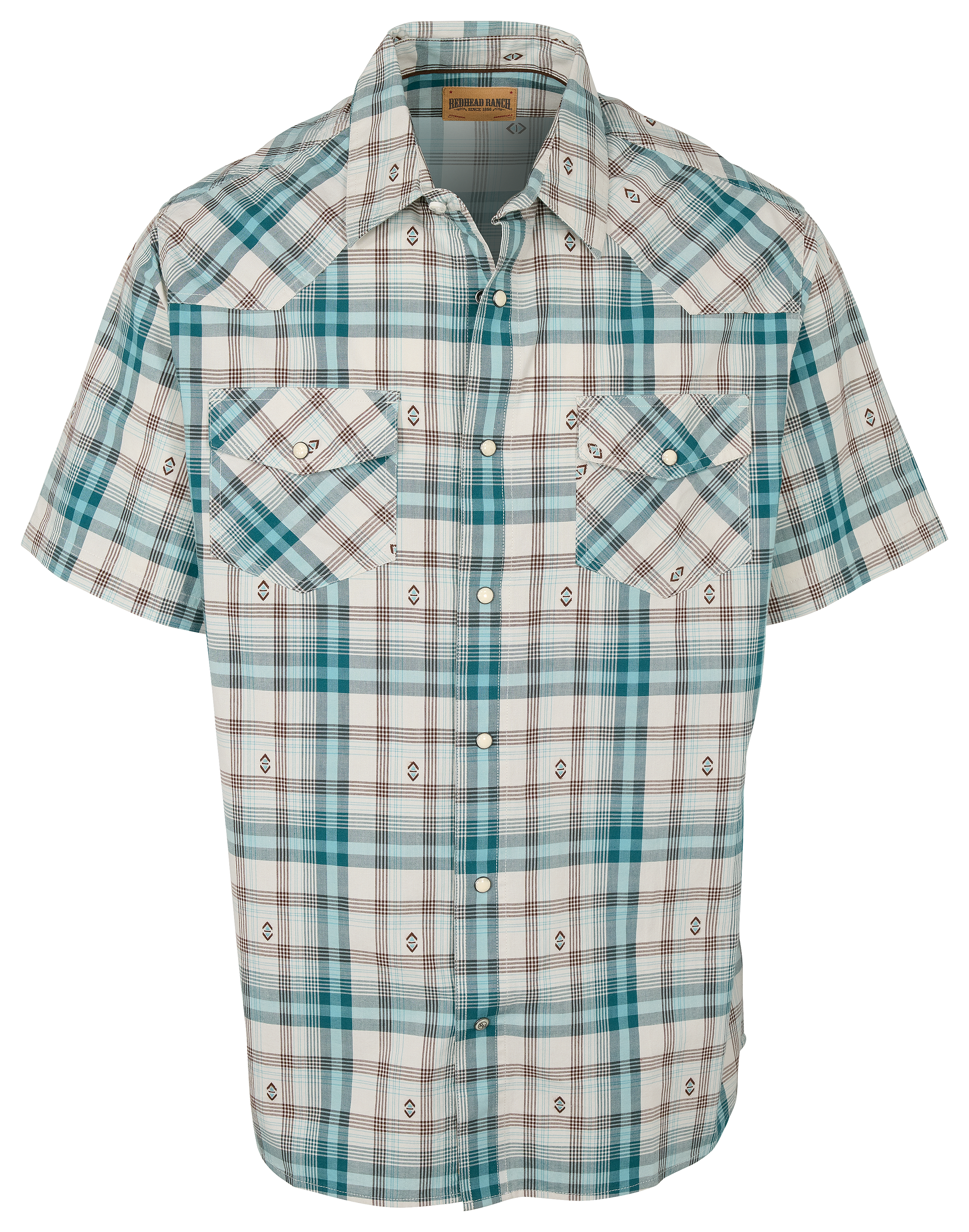 Image of RedHead Ranch Jasper County Short-Sleeve Shirt - Tidepool