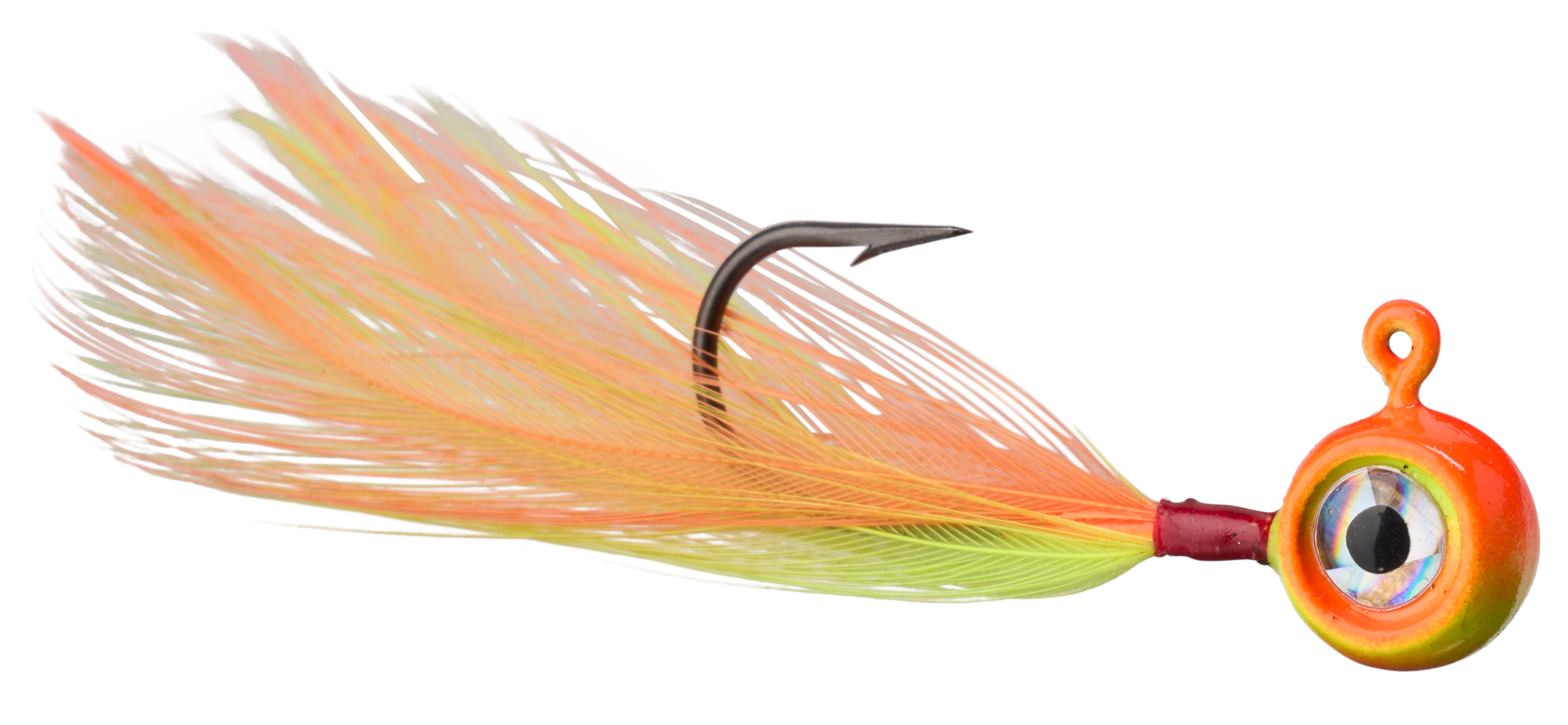 Image of VMC Moon Fly Jig - 1/16 oz. - Chartreuse Orange