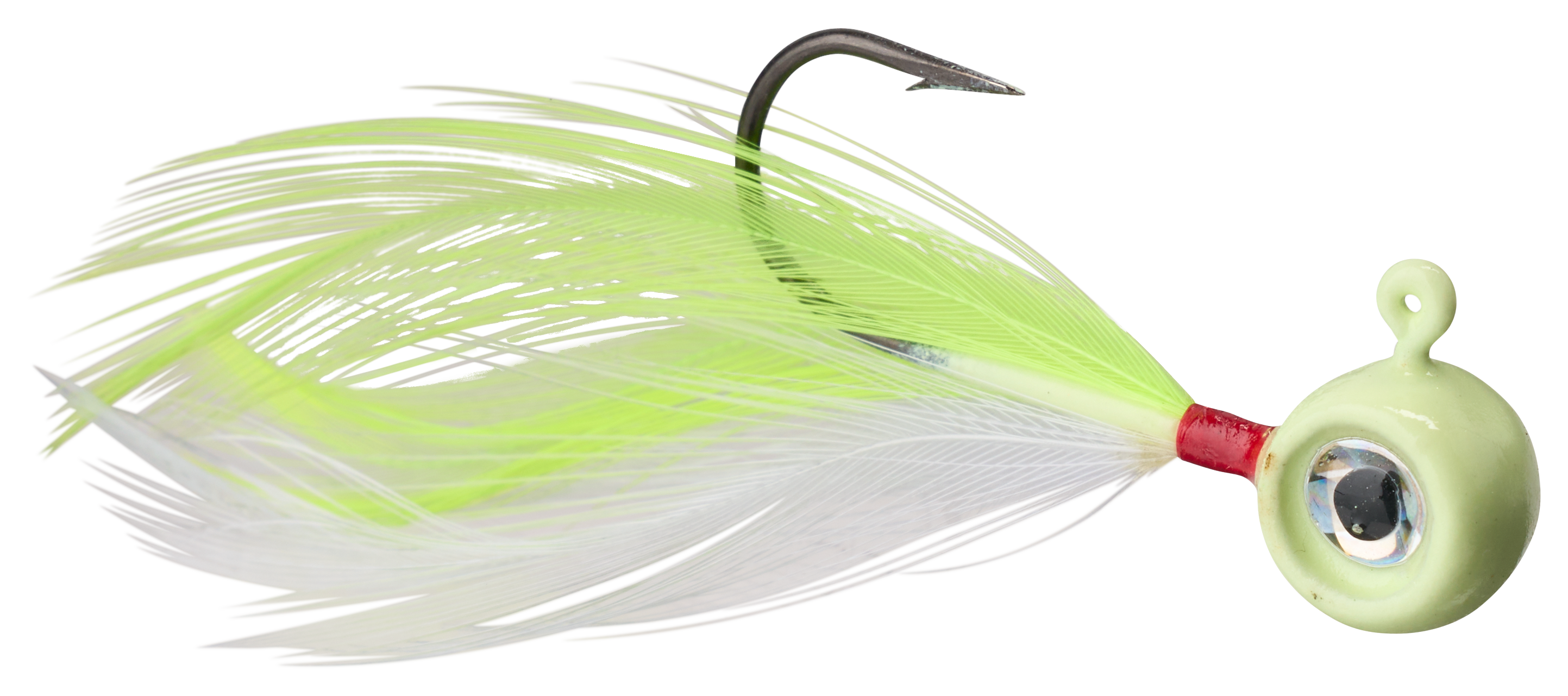 Image of VMC Moon Fly Jig - 1/16 oz. - Glow