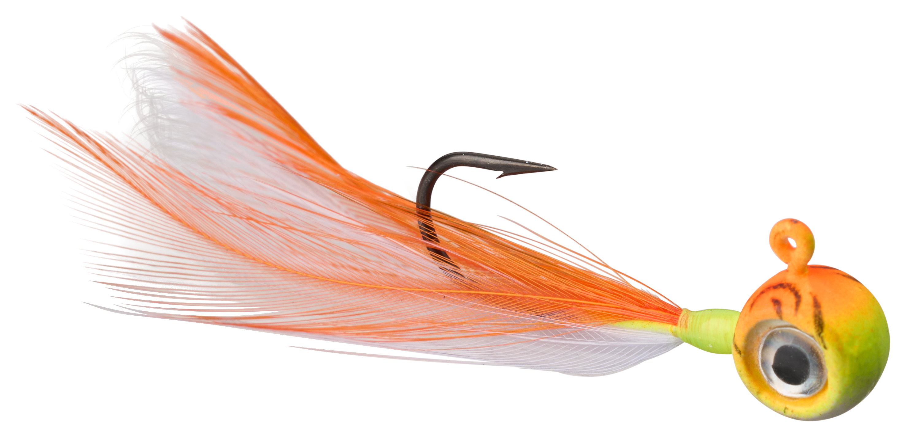 Image of VMC Moon Fly Jig - 1/16 oz. - Orange Fire UV