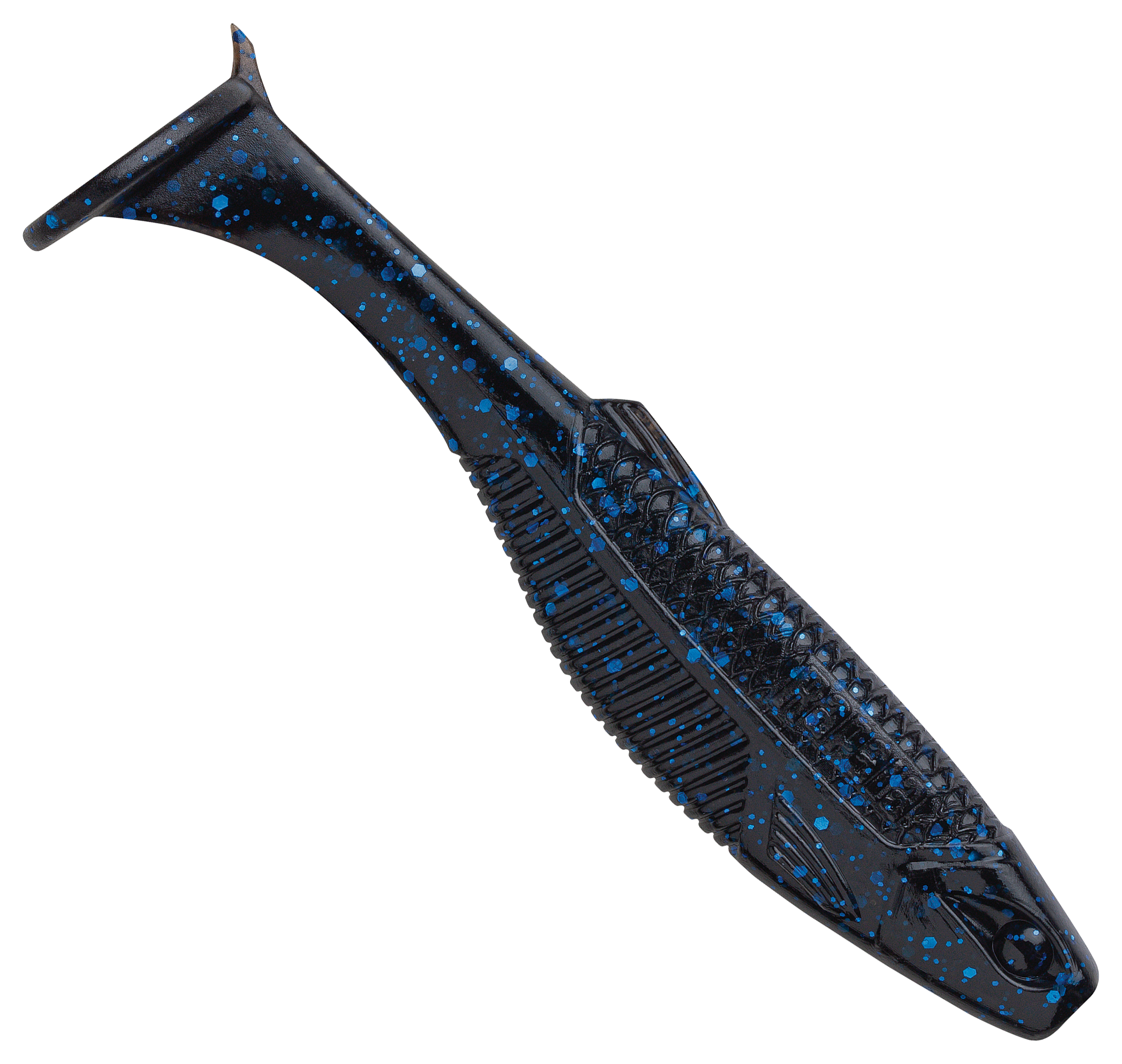 Image of "Rapala CrushCity Customs The Mayor Swimbait - Black Blue Flake - 3-1/2"""