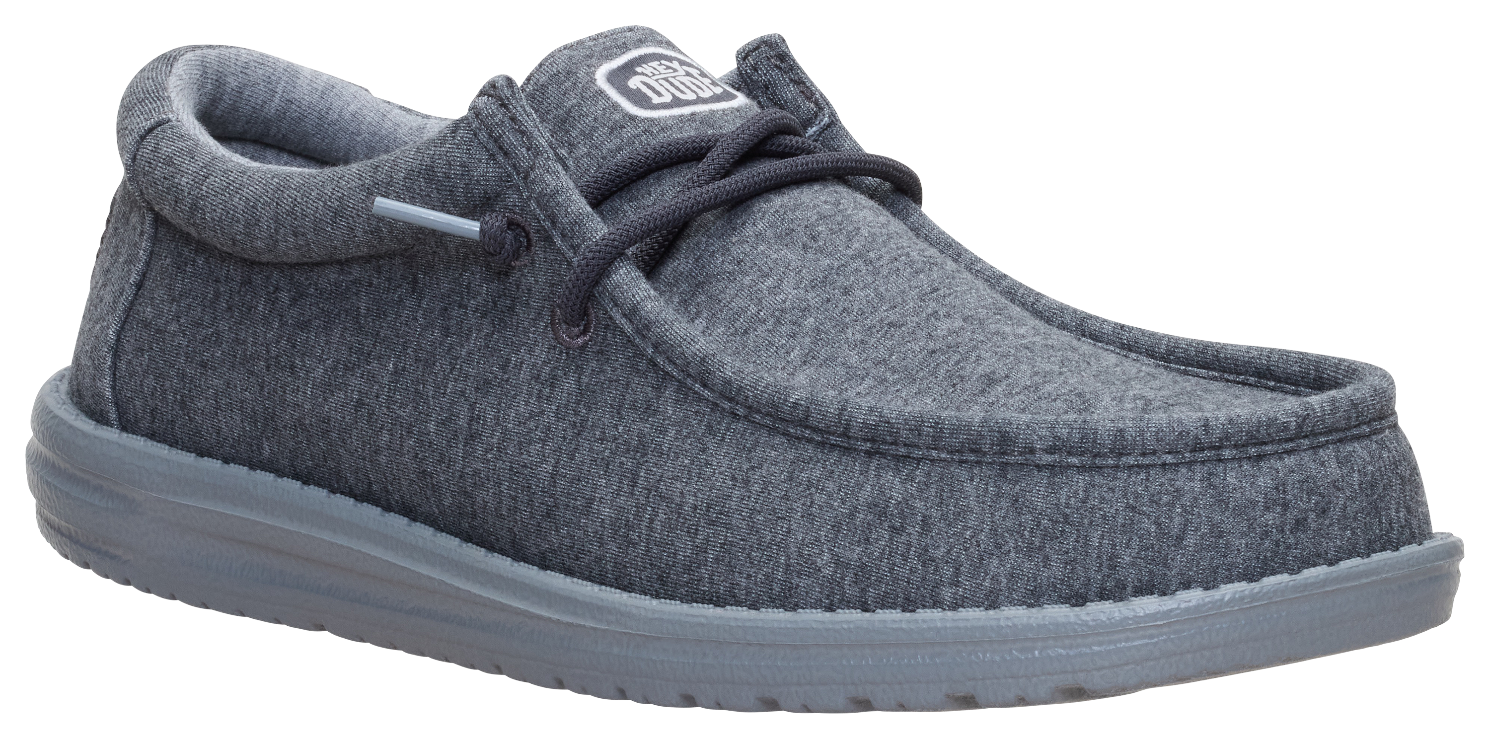 Image of HEYDUDE Wally Stretch Jersey Casual Shoes for Men - Gray