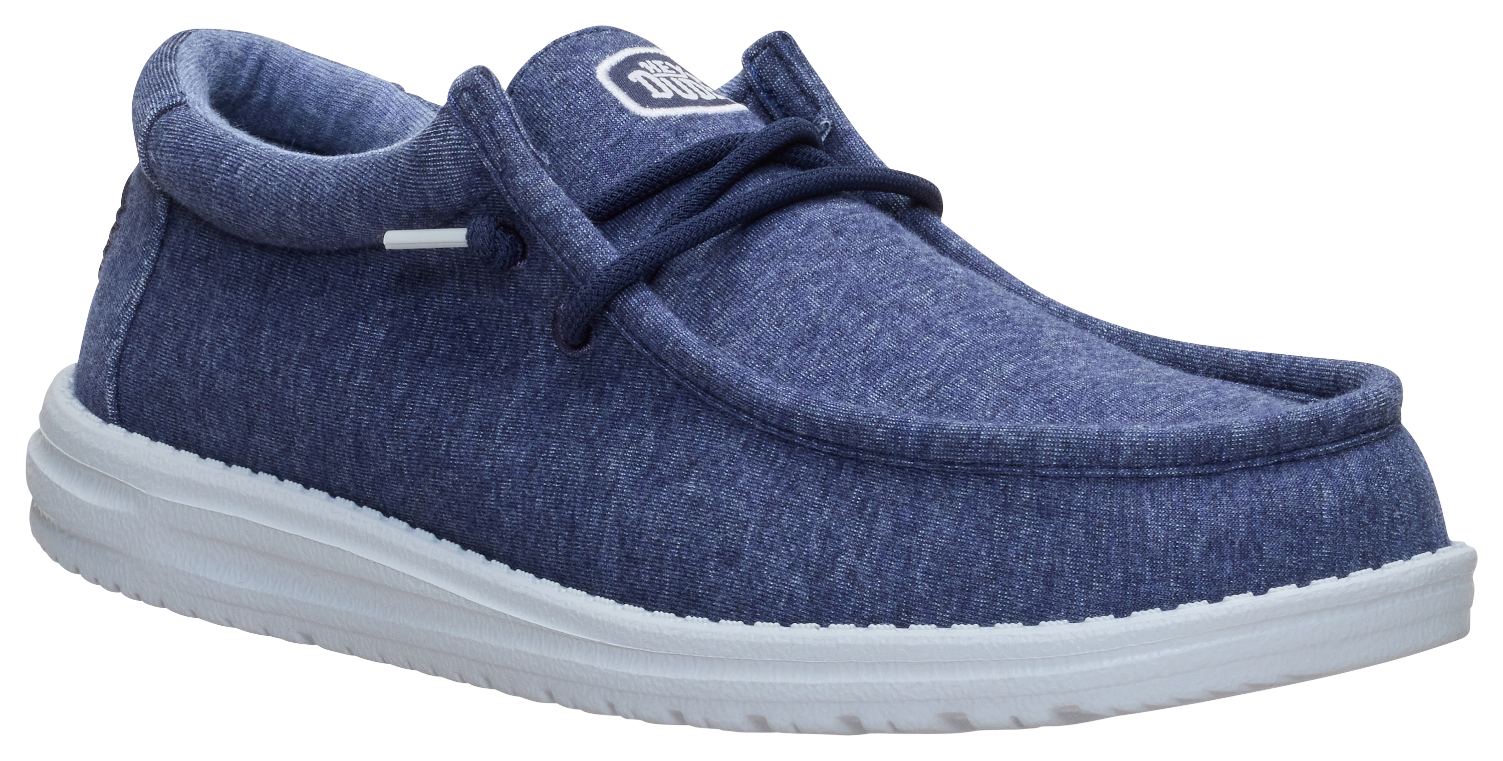 Image of HEYDUDE Wally Stretch Jersey Casual Shoes for Men - Blue